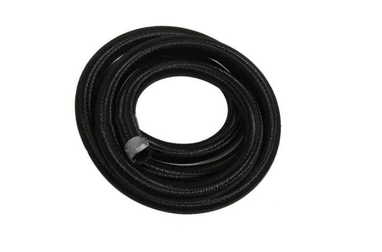 1 Foot Length - Fragola - 16AN, Black Nylon Braided Hose - ICT Billet FRA - 840016 - BL