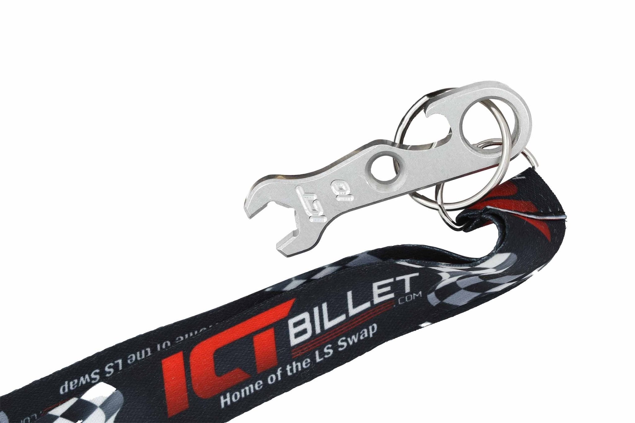 10mm Billet Aluminum Bottle Opener Wrench Keychain - ICT Billet 551929 - KY02