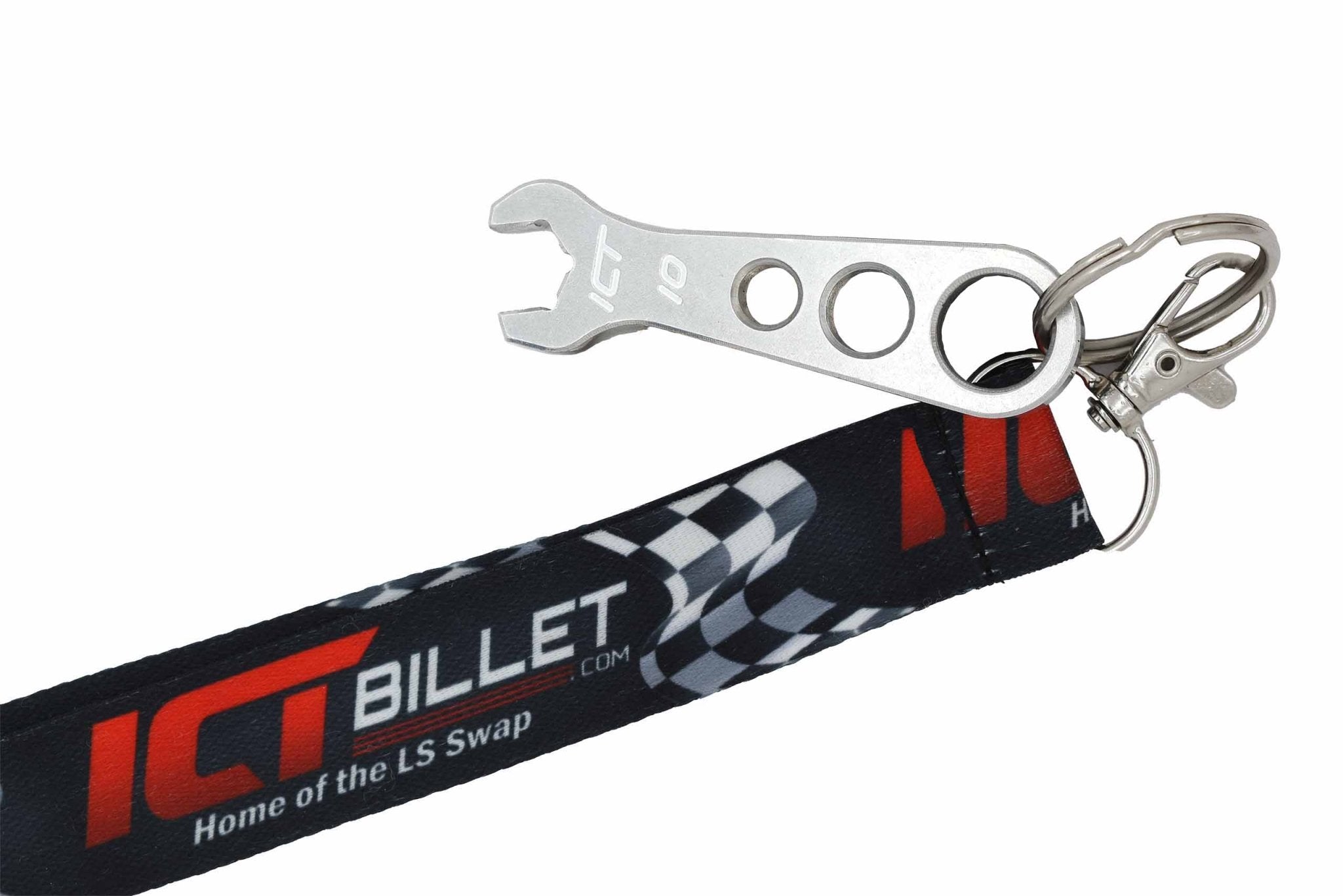 10mm Billet Aluminum Wrench Keychain - ICT Billet 551929 - KY01