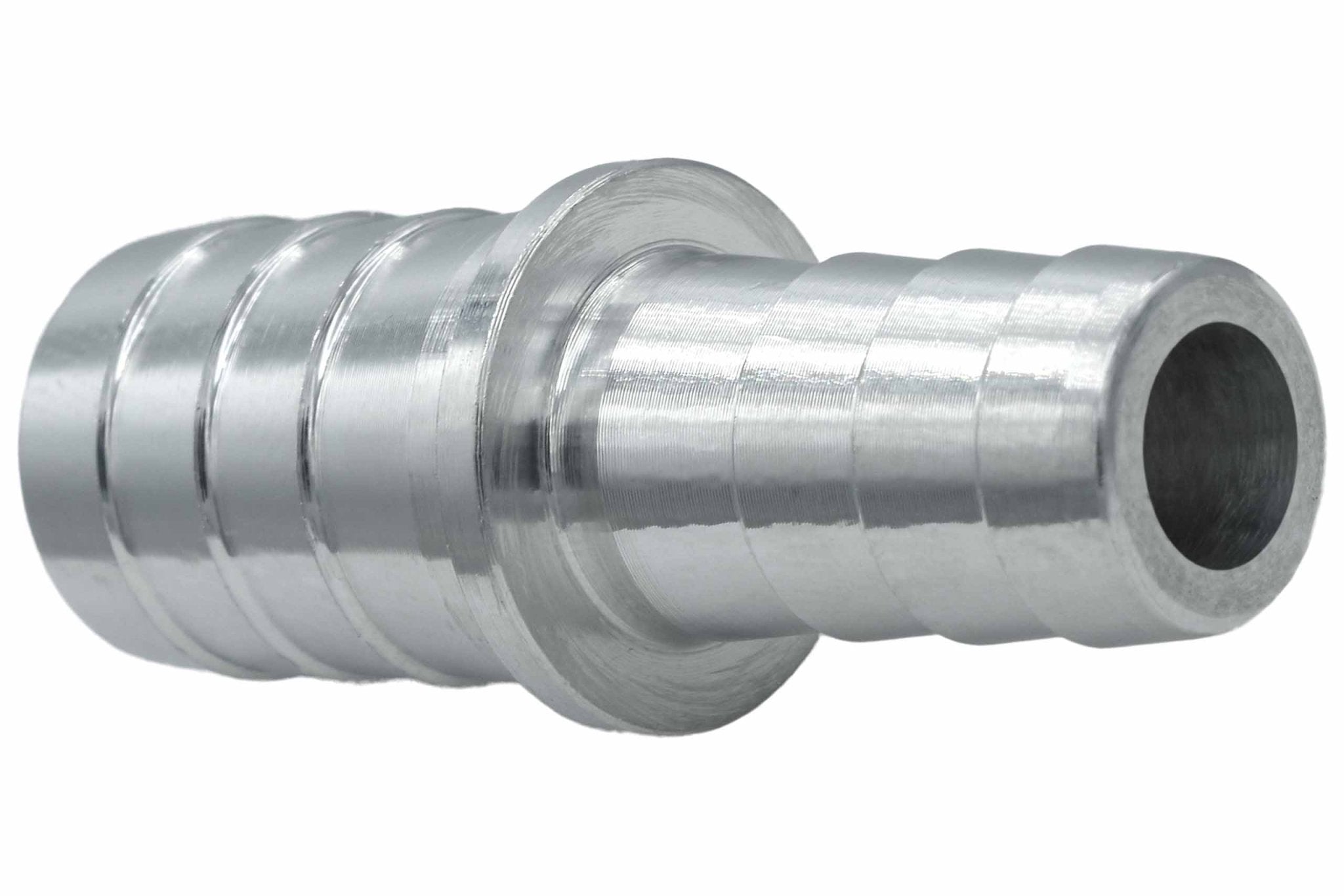 1/2" to 3/8" Inch Hose Barb Splice Coupler Repair Connector Fitting Adapter - ICT Billet AN627 - 08 - 06A