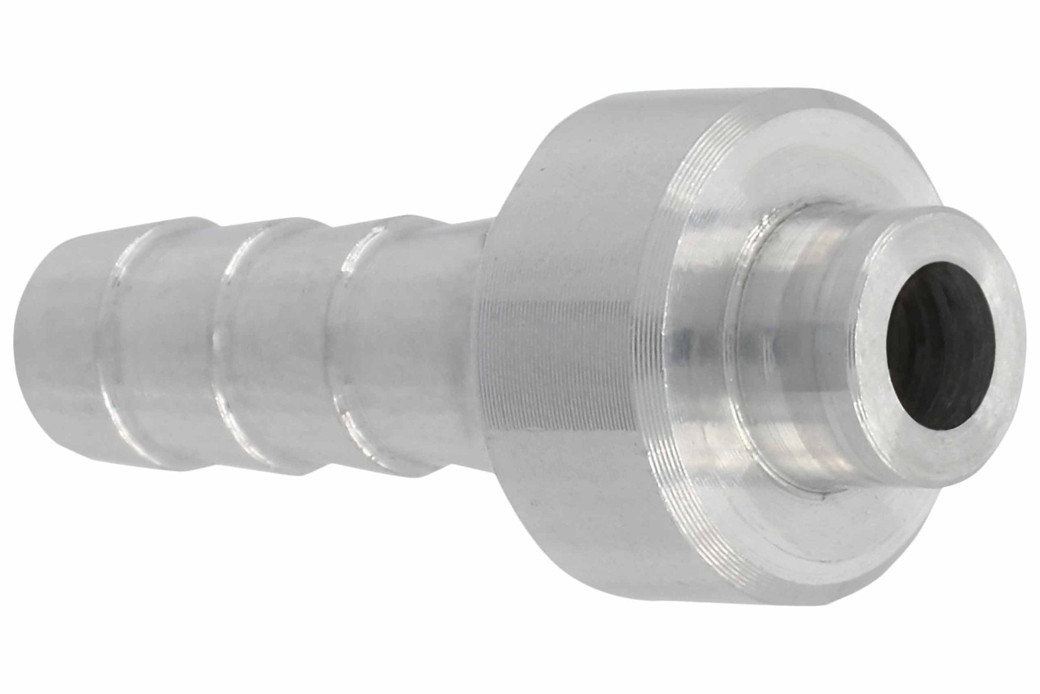 1/4" Aluminum Weld Barb - Weldable Fitting Nipple .250" Hose - ICT Billet AN617 - 04