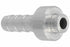 1/4" Aluminum Weld Barb - Weldable Fitting Nipple .250" Hose - ICT Billet AN617 - 04