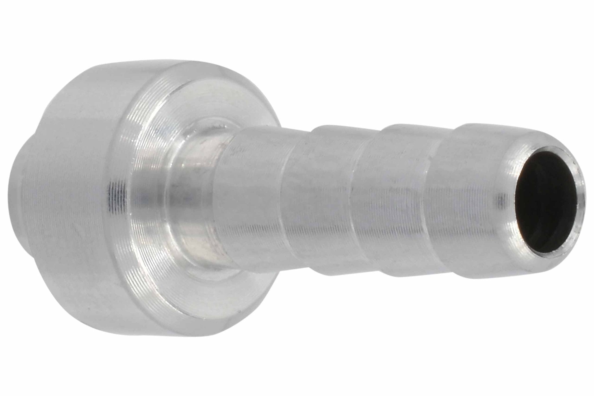 1/4" Aluminum Weld Barb - Weldable Fitting Nipple .250" Hose - ICT Billet AN617 - 04