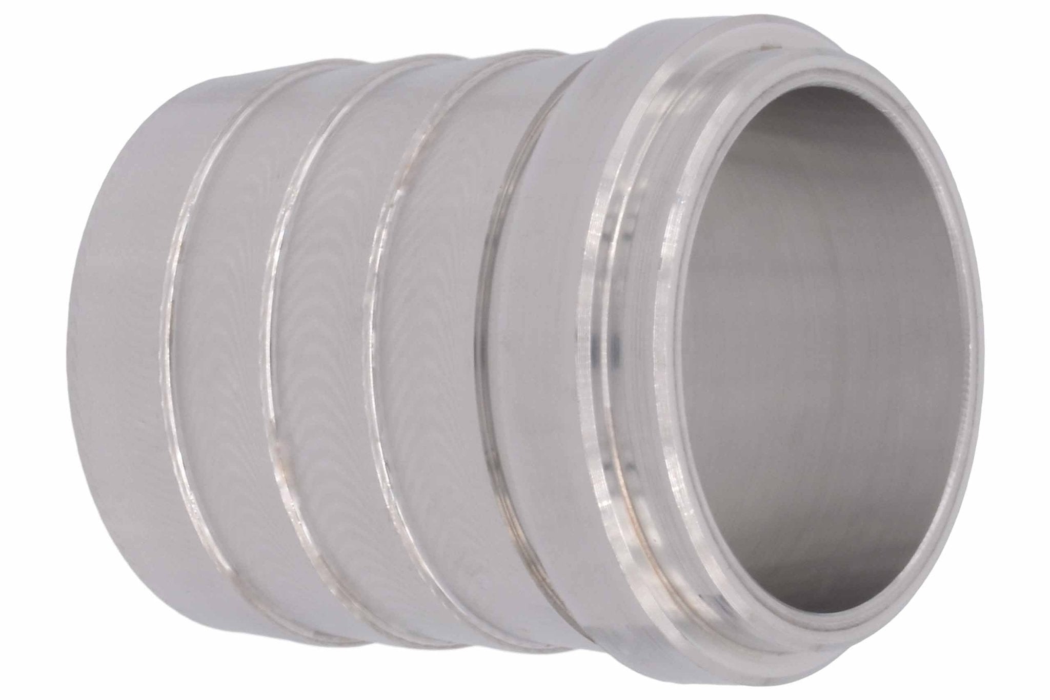 1.5" Aluminum Weld Barb - Weldable Fitting Nipple 1 - 1/2" Hose - ICT Billet AN617 - 24