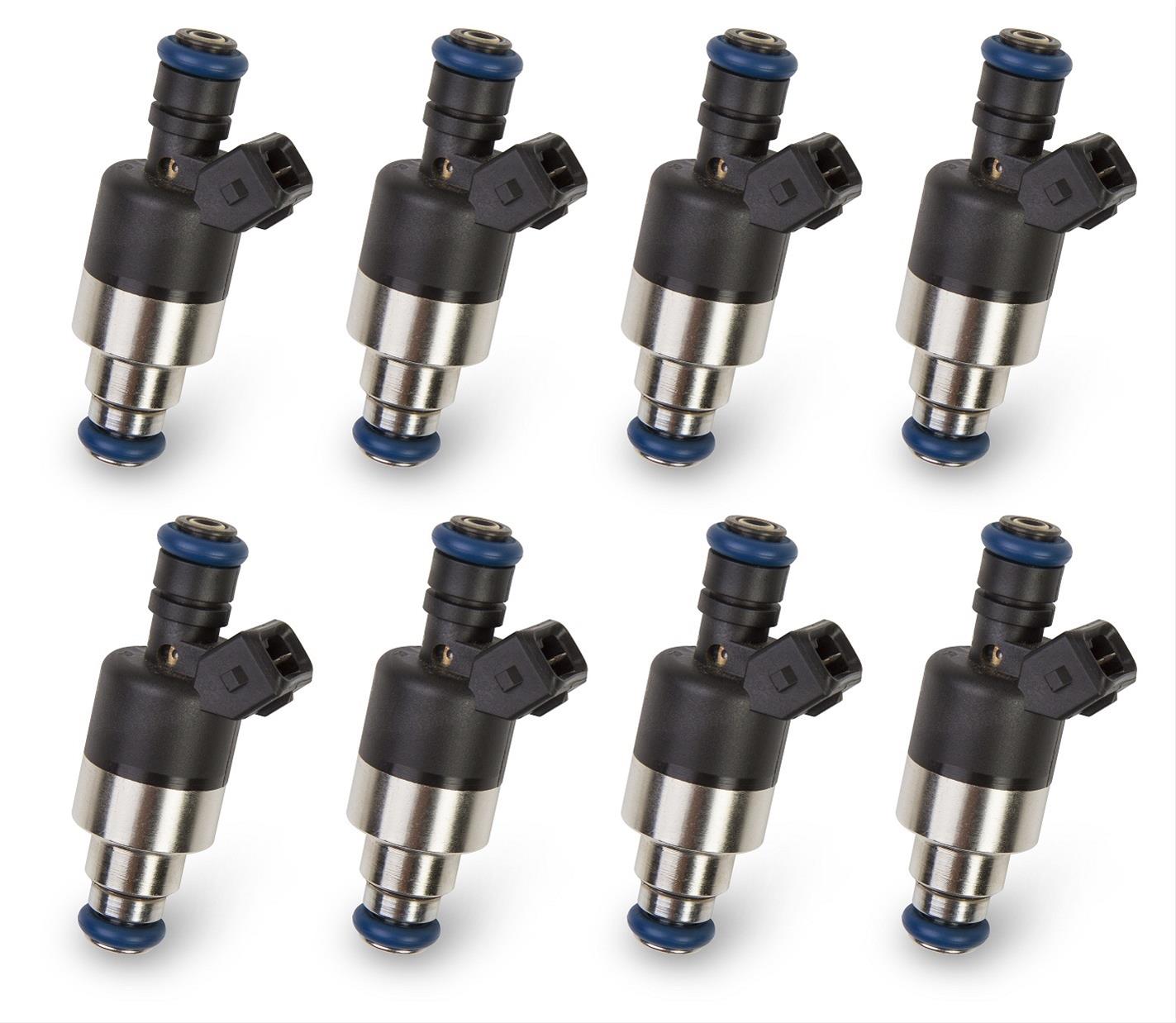 160Lb / 1,680cc Holley Fuel Injectors - Set of 8 - ICT Billet HLY - 522 - 168