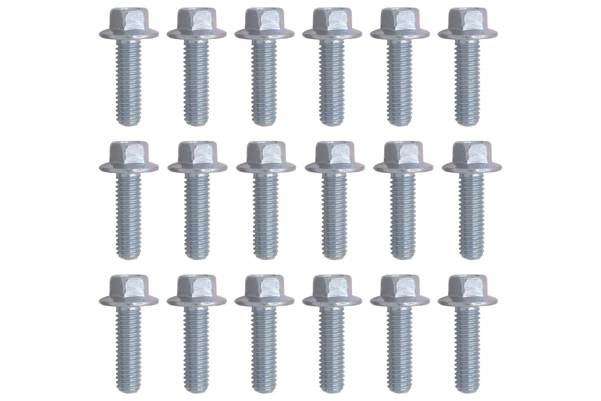 18pc 6L80E 6L90E 8L80E 8L90E 10L80E 10L90E Transmission Pan Bolt Set - ICT Billet 551683 - 18M6