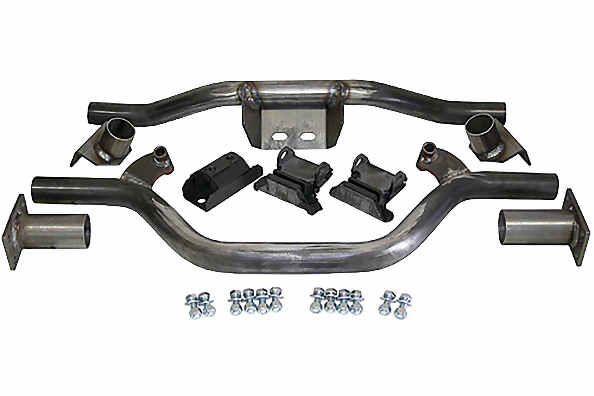 1947 - 59 Chevy, GMC Truck V - 8 Engine and Transmission Crossmember Kit with Mounts - ICT Billet TCM4759DR