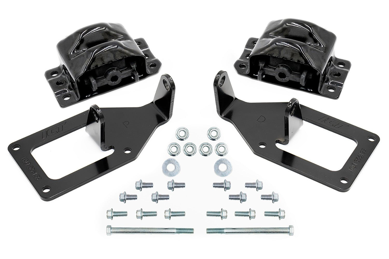 1973 - 1987 Chevy Square Body Truck - LT Swap Engine Mount Kit for 2WD 4WD - ICT Billet 5510 - KIT553EM