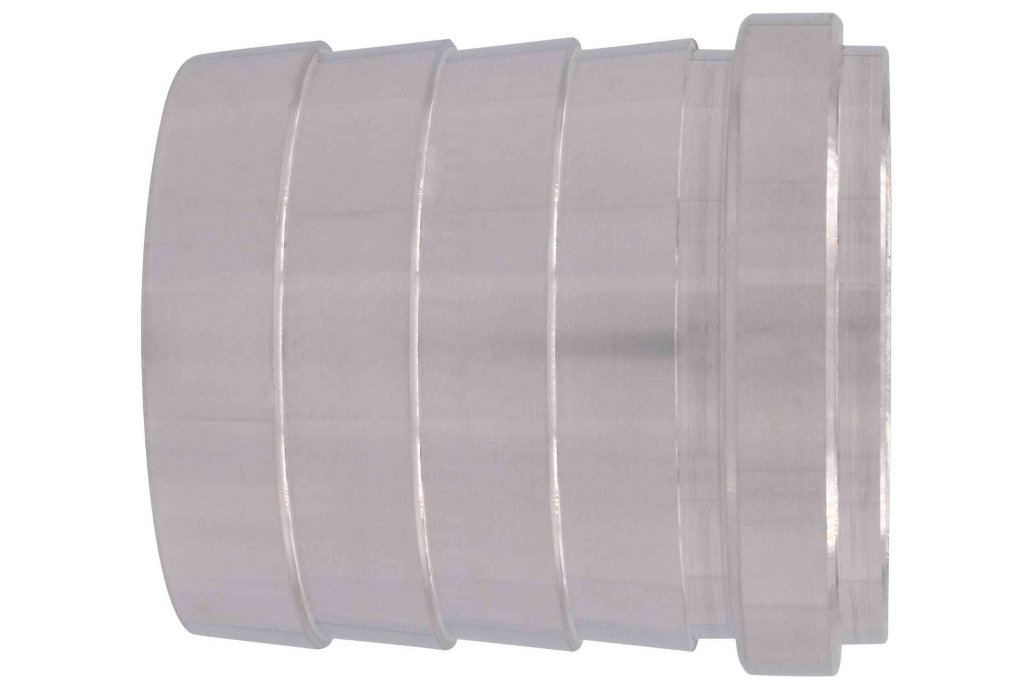 2.0" Aluminum Weld Barb - Weldable Fitting Nipple 2" Radiator Tank Hose Fitting - ICT Billet AN617 - 32