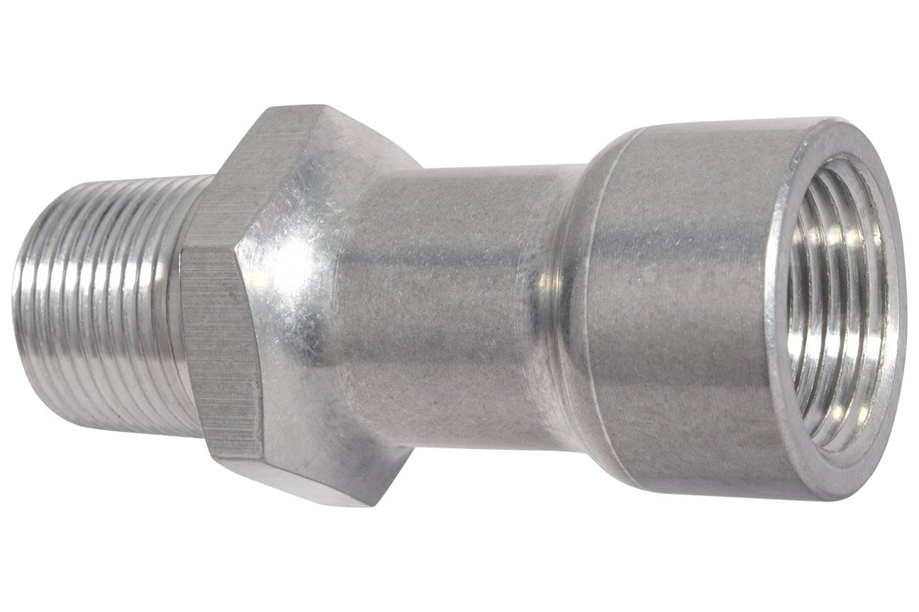 3/4" NPT Extension Male/ Female 2.4" Aluminum Fitting - ICT Billet F750NP750NPX