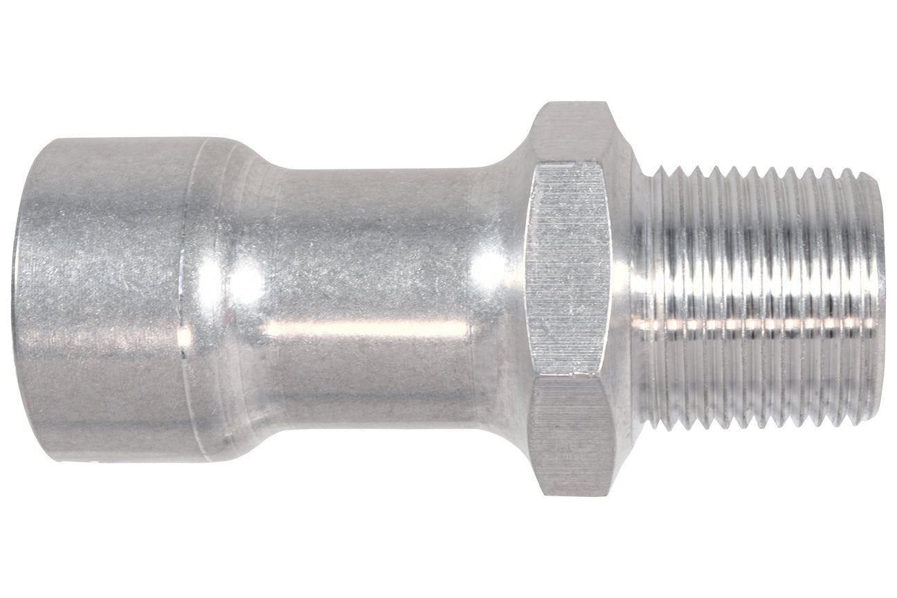 3/4" NPT Extension Male/ Female 2.4" Aluminum Fitting - ICT Billet F750NP750NPX