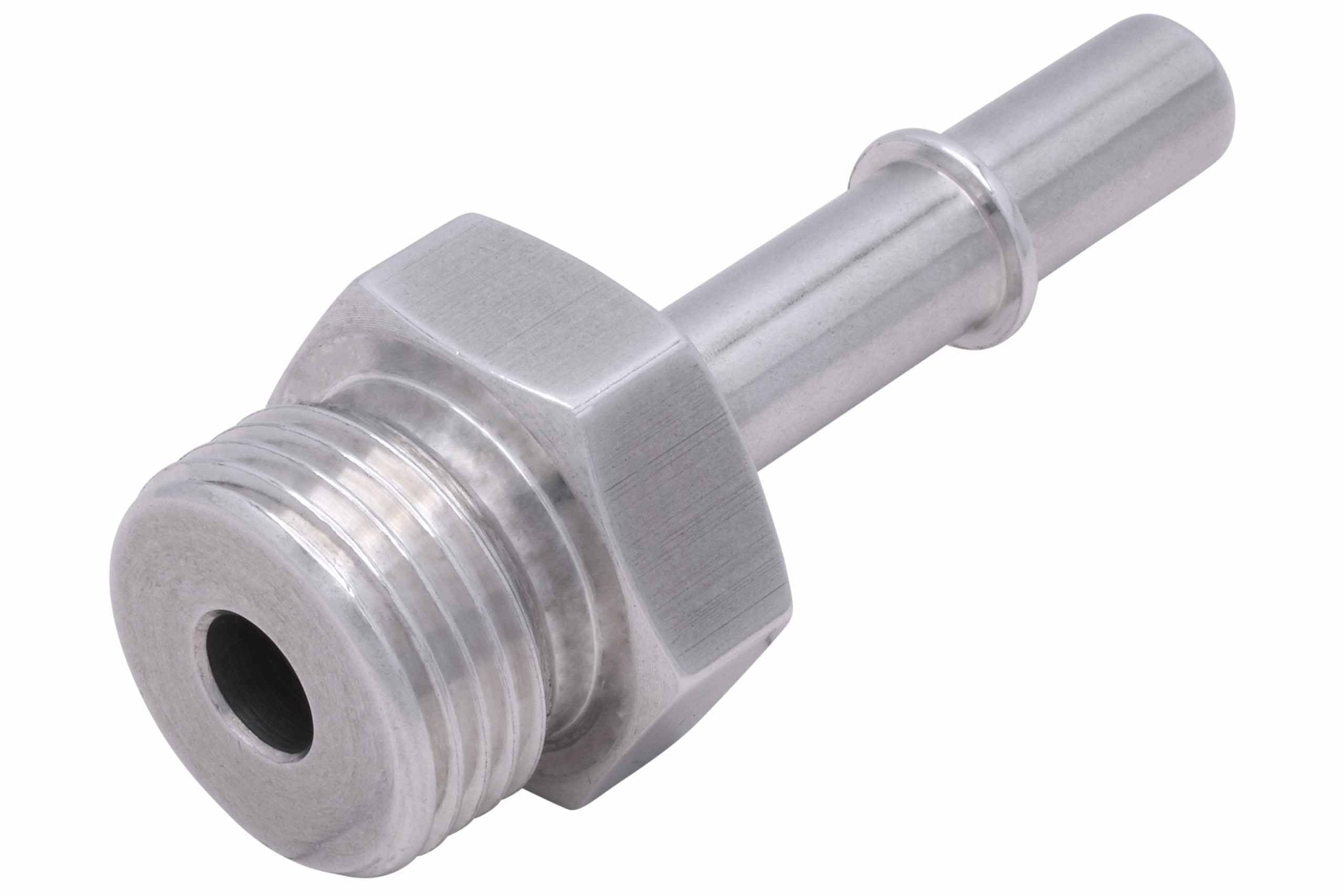 3/8" Male Fuel Line Quick Connect Fitting to 10AN ORB Adapter LS LS1 LS3 GM - ICT Billet AN817 - 02 - 100R