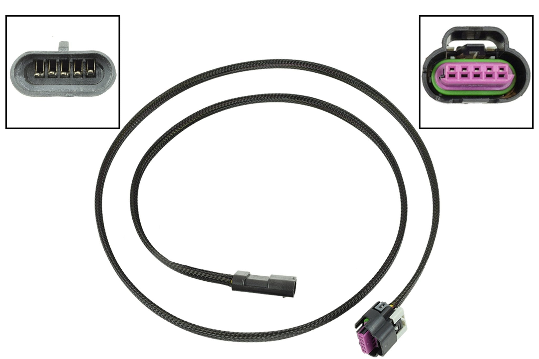 48" Wire Extension Harness LS Gen 3 MAF Mass Air Flow Sensor Wiring LS1 LQ4 5.3L - ICT Billet WEMAF31 - 48