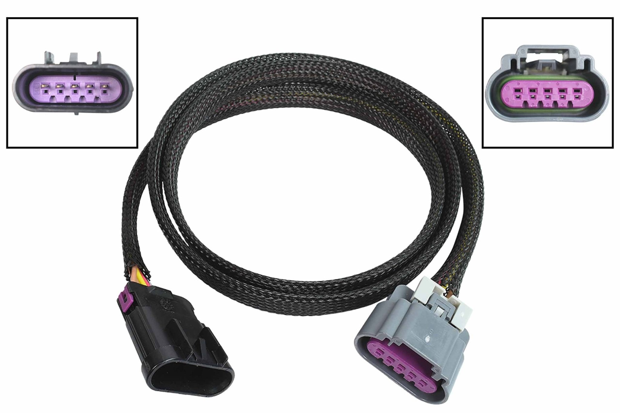 48" Wire Extension Harness LS Gen 4 MAF Mass Air Flow Sensor Card Style 5.3 6.2 - ICT Billet WEMAF41 - 48