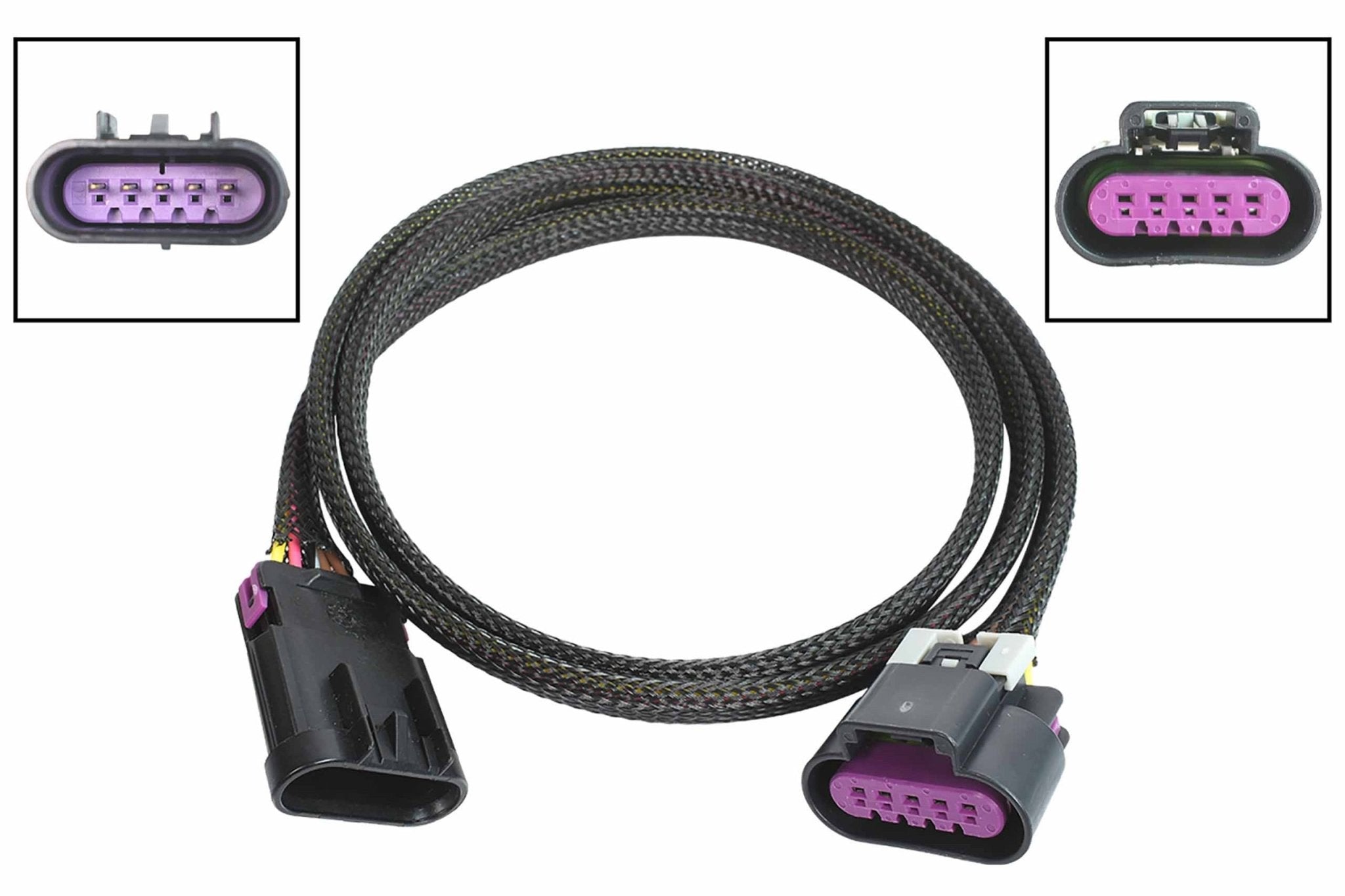 48" Wire Extension Harness LS Gen 4 MAF Mass Air Flow Sensor Tube Style 4.8 5.3 - ICT Billet WEMAF40 - 48