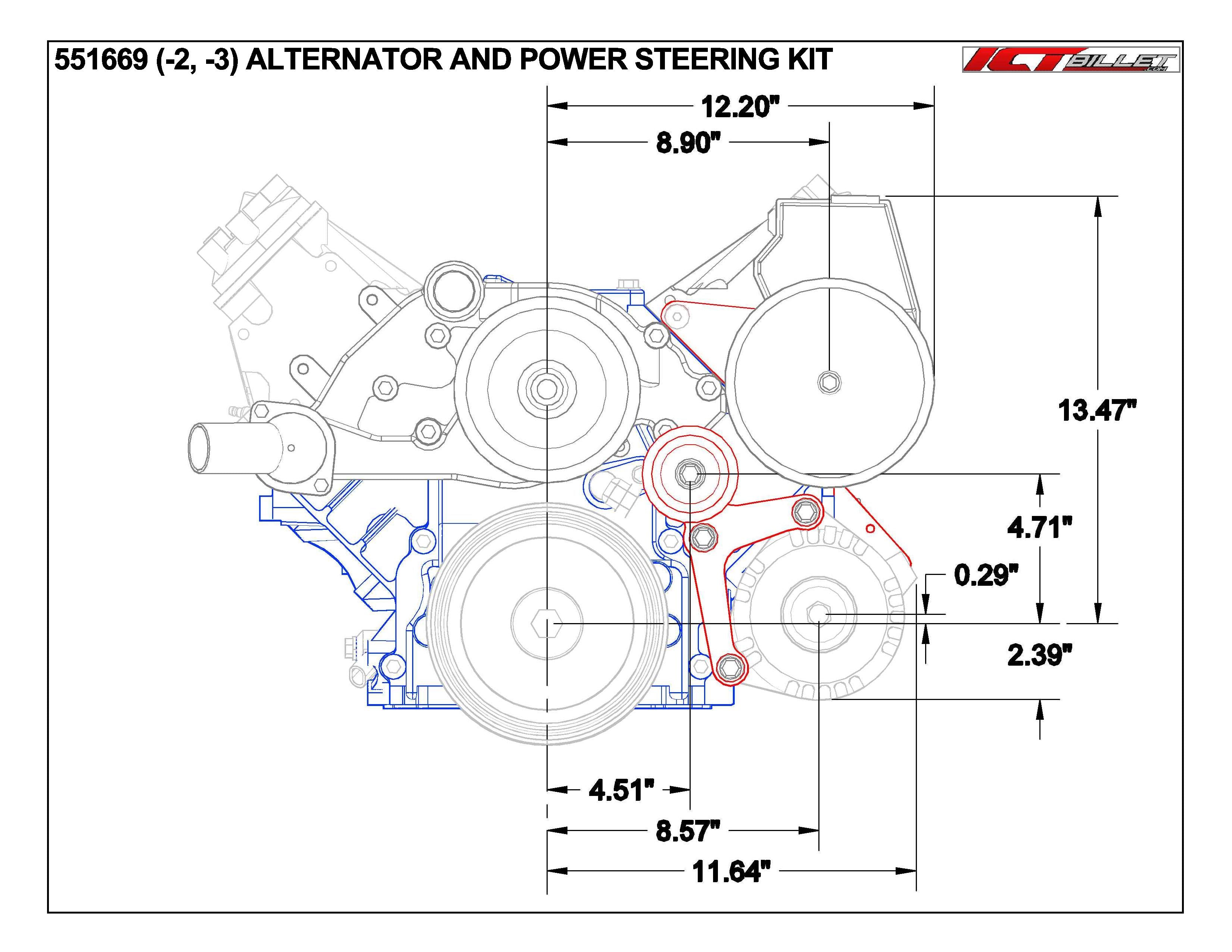 ,,,,LS Swap Power Steering Pump Brackets ,,,,