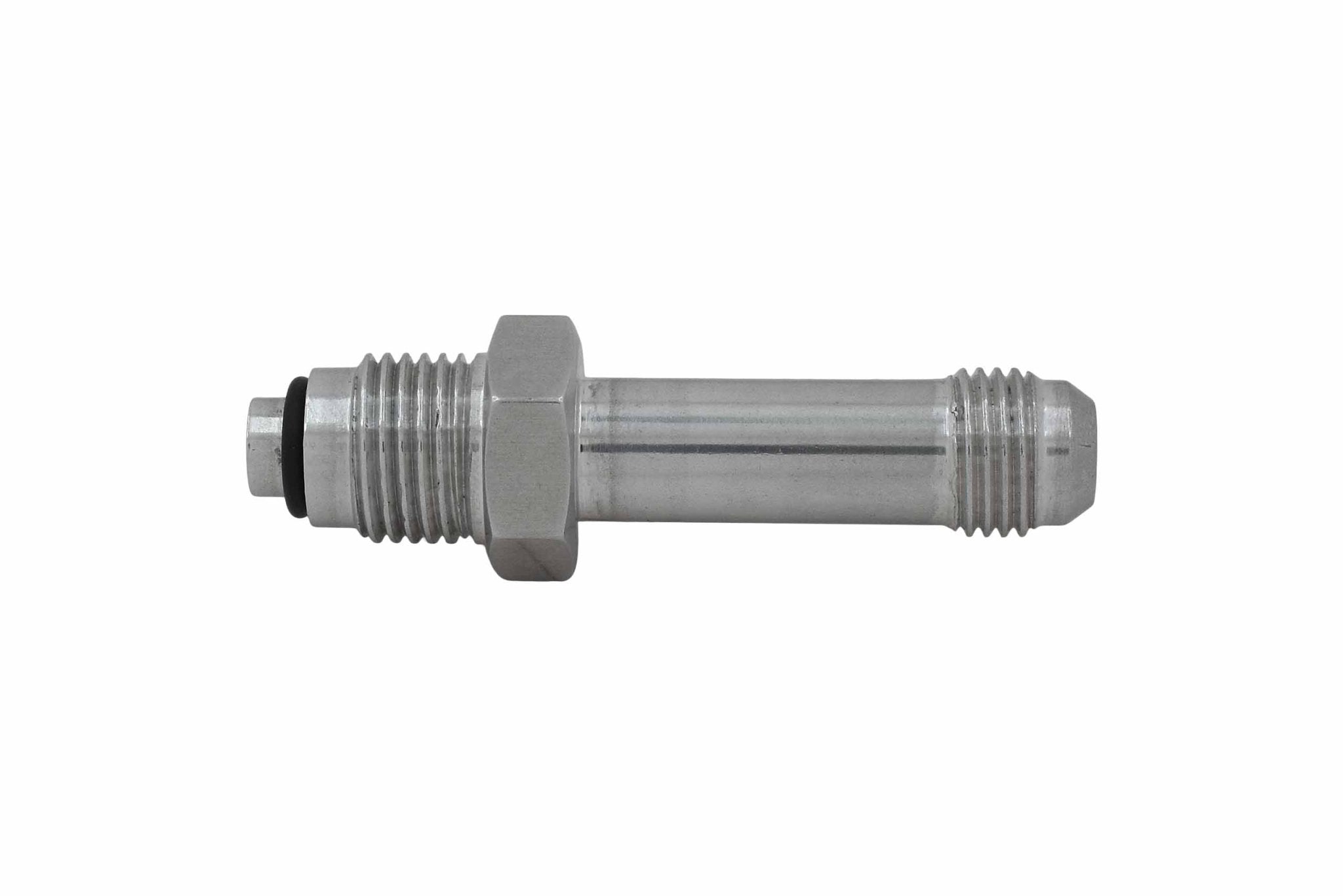 6AN Male Flare M16 - 1.5 Oring Extended Power Steering Fitting - ICT Billet F06ANPSM16XL