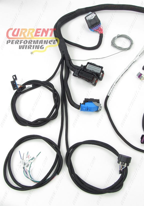 Cableado de rendimiento actual: arnés de cables de motor LSx 58x Gen 4 independiente 2007+ E38 DBW (inyector EV6 LS3 4.8L, 5.3L, 6.0L, 6.2L) Transmisión 4L60E