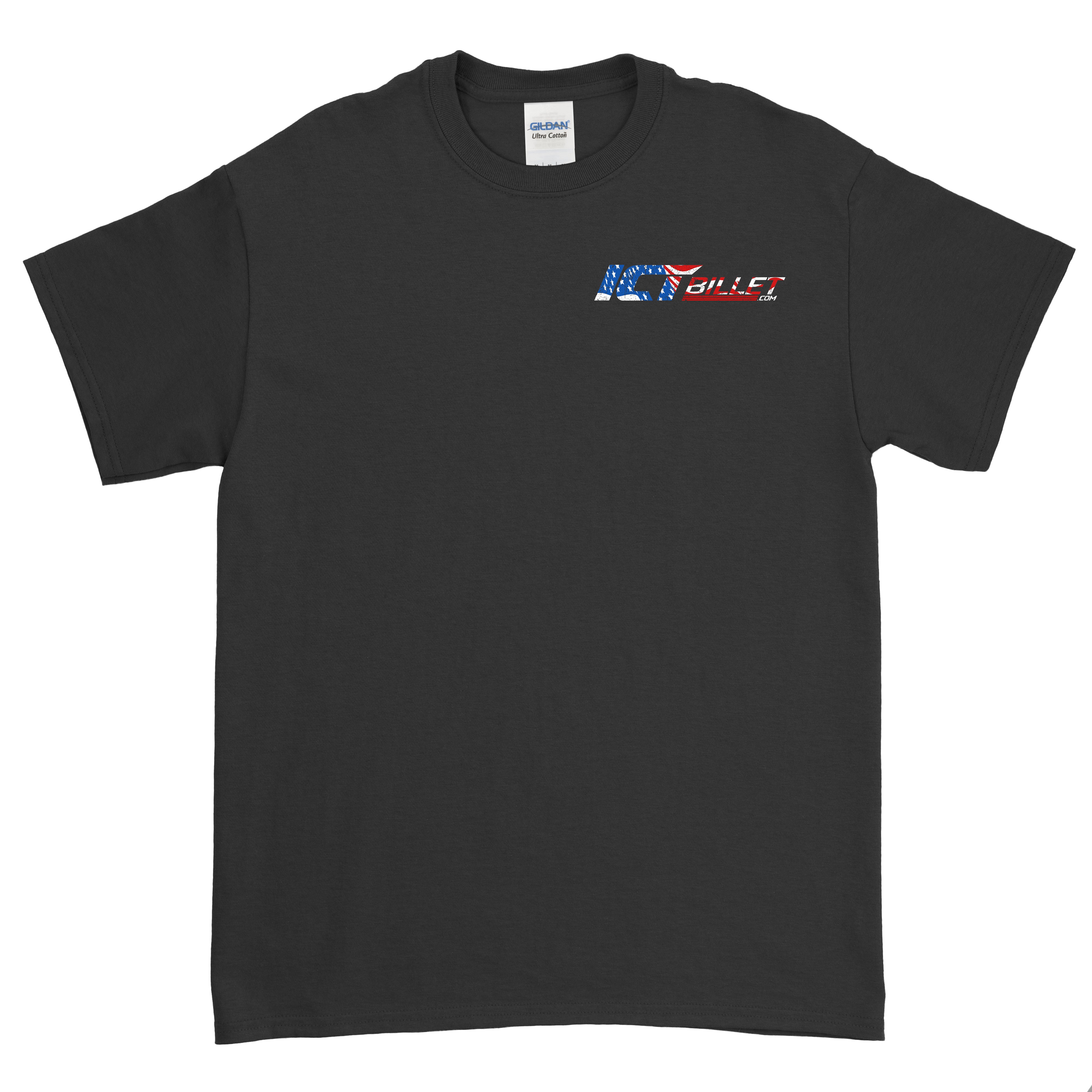 Camiseta con motor de bandera estadounidense Twin Turbo – ICT Billet