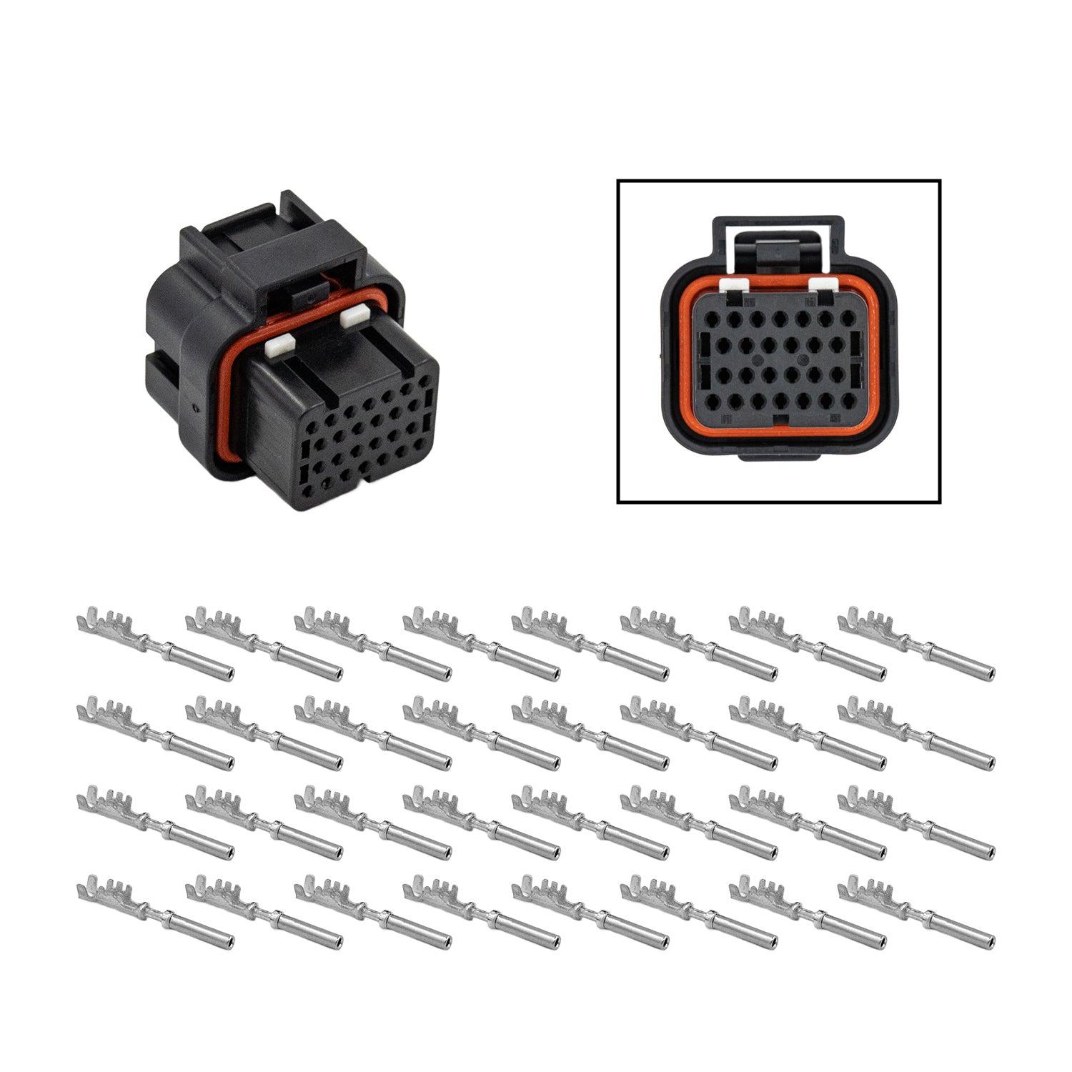 Amp Superseal 26 Pin ECU connector component kit 3 Keyway J1B