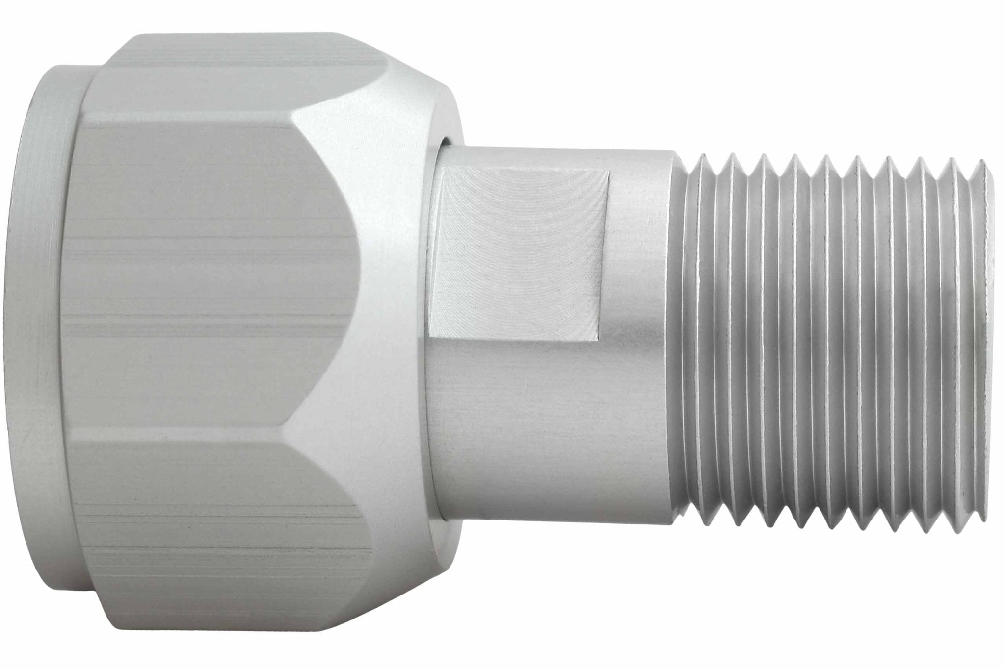 A/C Air Conditioning Adapter Fitting 12 (3/4) Female to 10 (5/8) Male - ICT Billet FAC12F10M