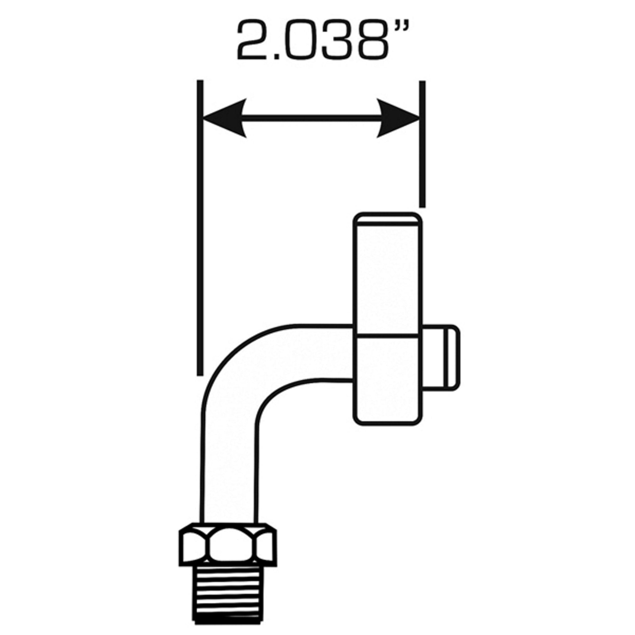 A/C Compressor Vintage Air Compatible with SD7 / 7176 Manifold for Sanden - ICT Billet VTA - 342310