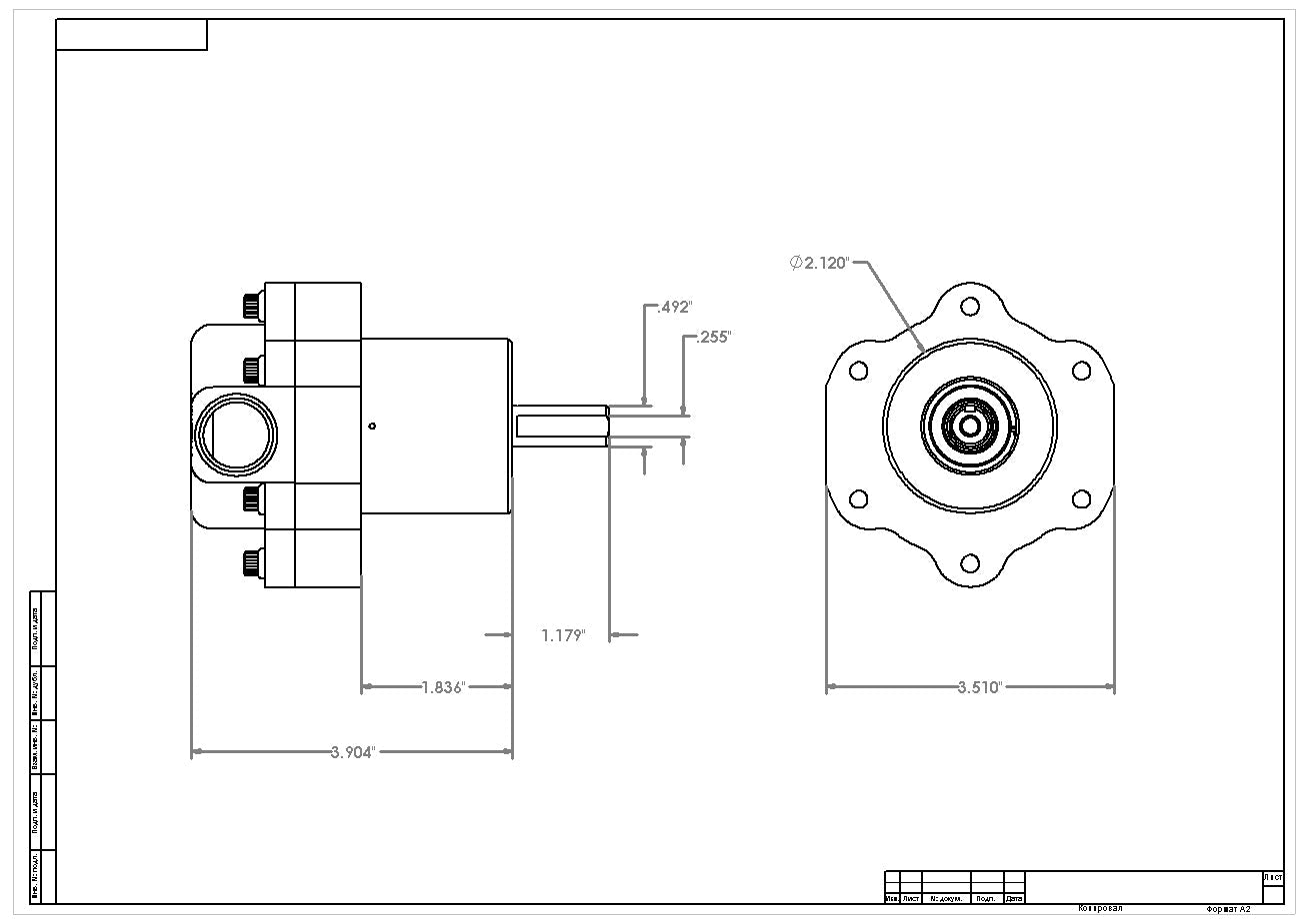 Aeromotive 6GPM Billet Belt Drive Fuel Pump - ICT Billet AEI - 11105