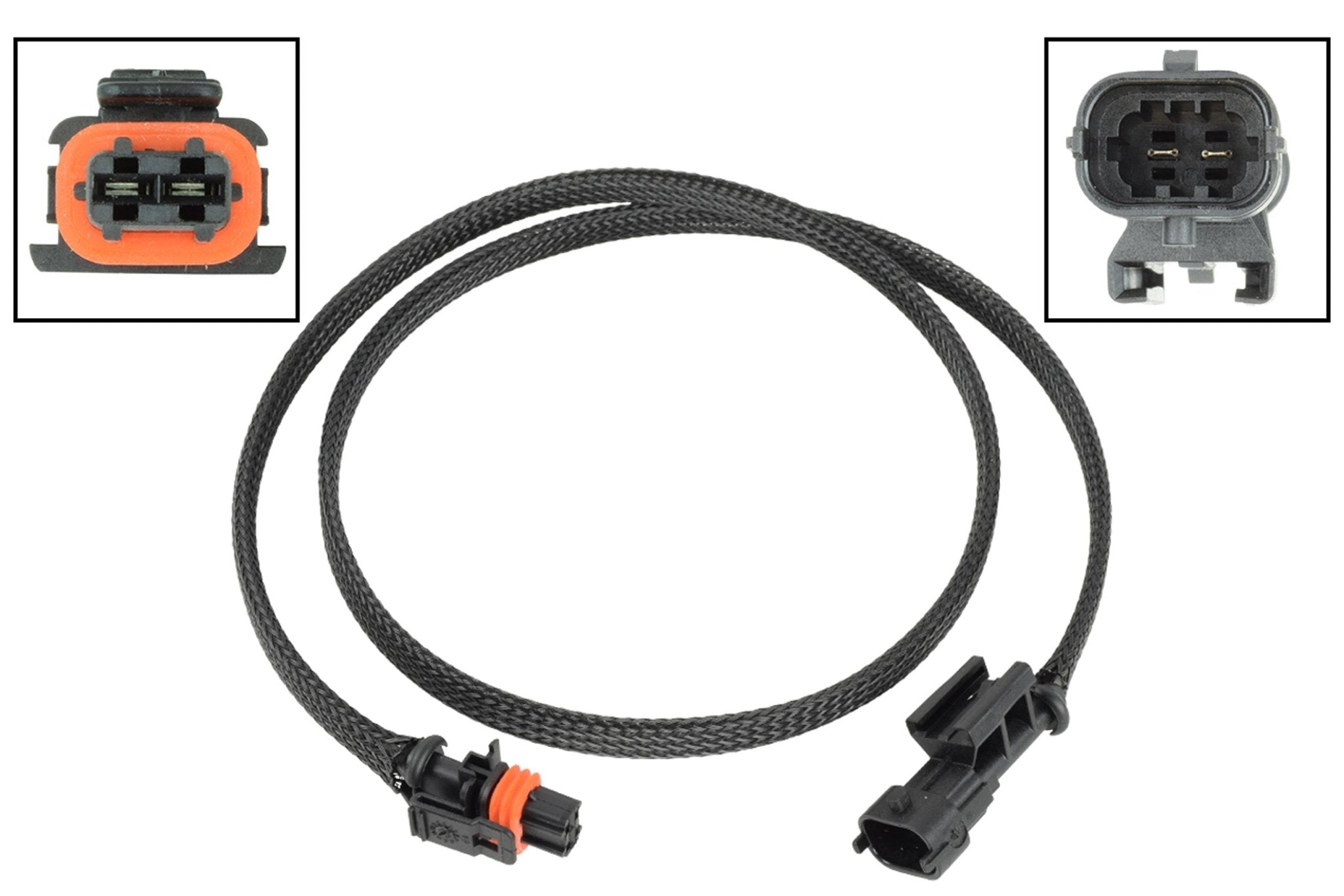 Alternator Wire Harness Extension 36" LS (2 Pin High Amp Connector) Relocation - ICT Billet WEALT40 - 36