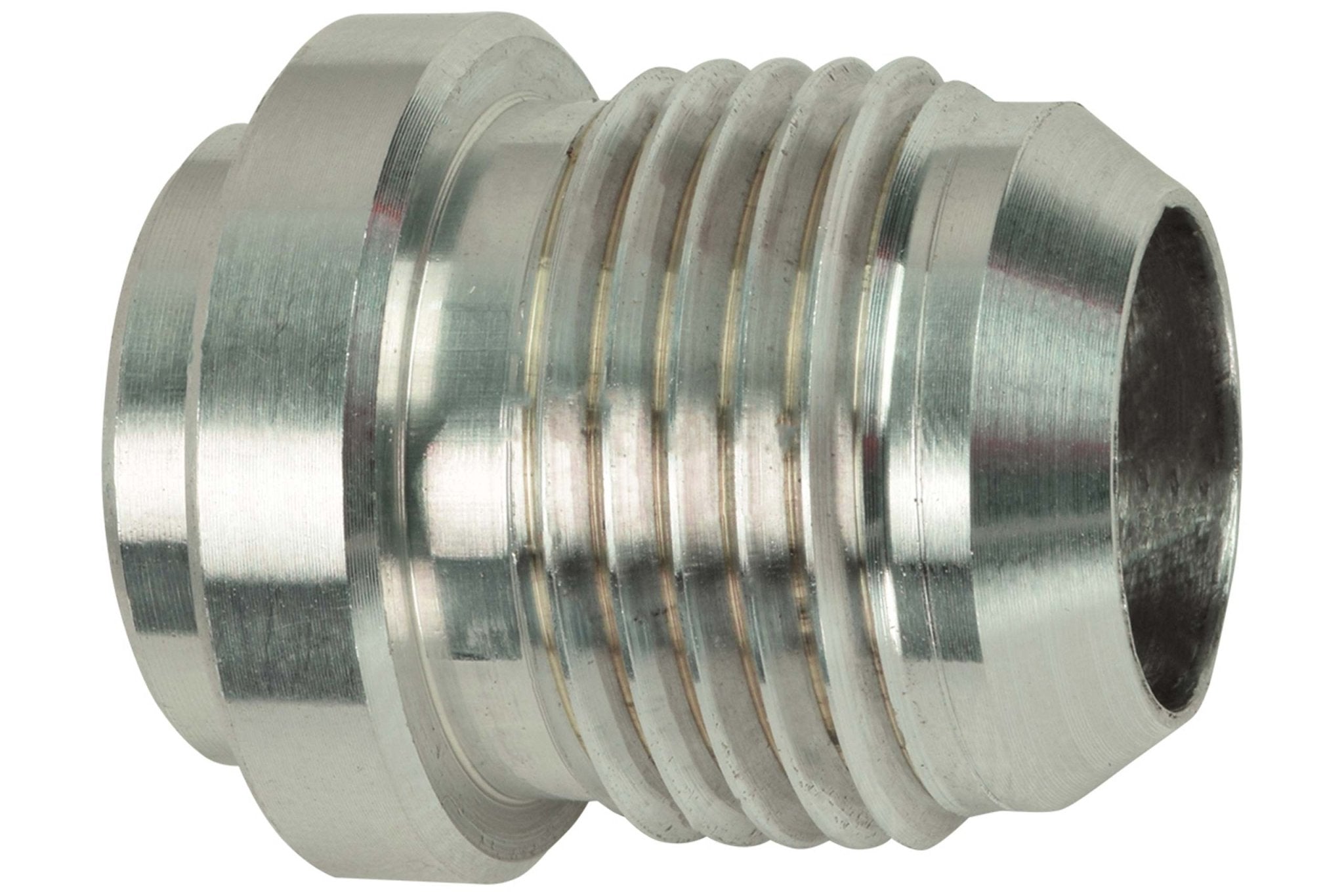 Aluminum - 10AN Weld On Bung Male Hose End Nipple Weldable 10 AN - ICT Billet AN970 - 10A