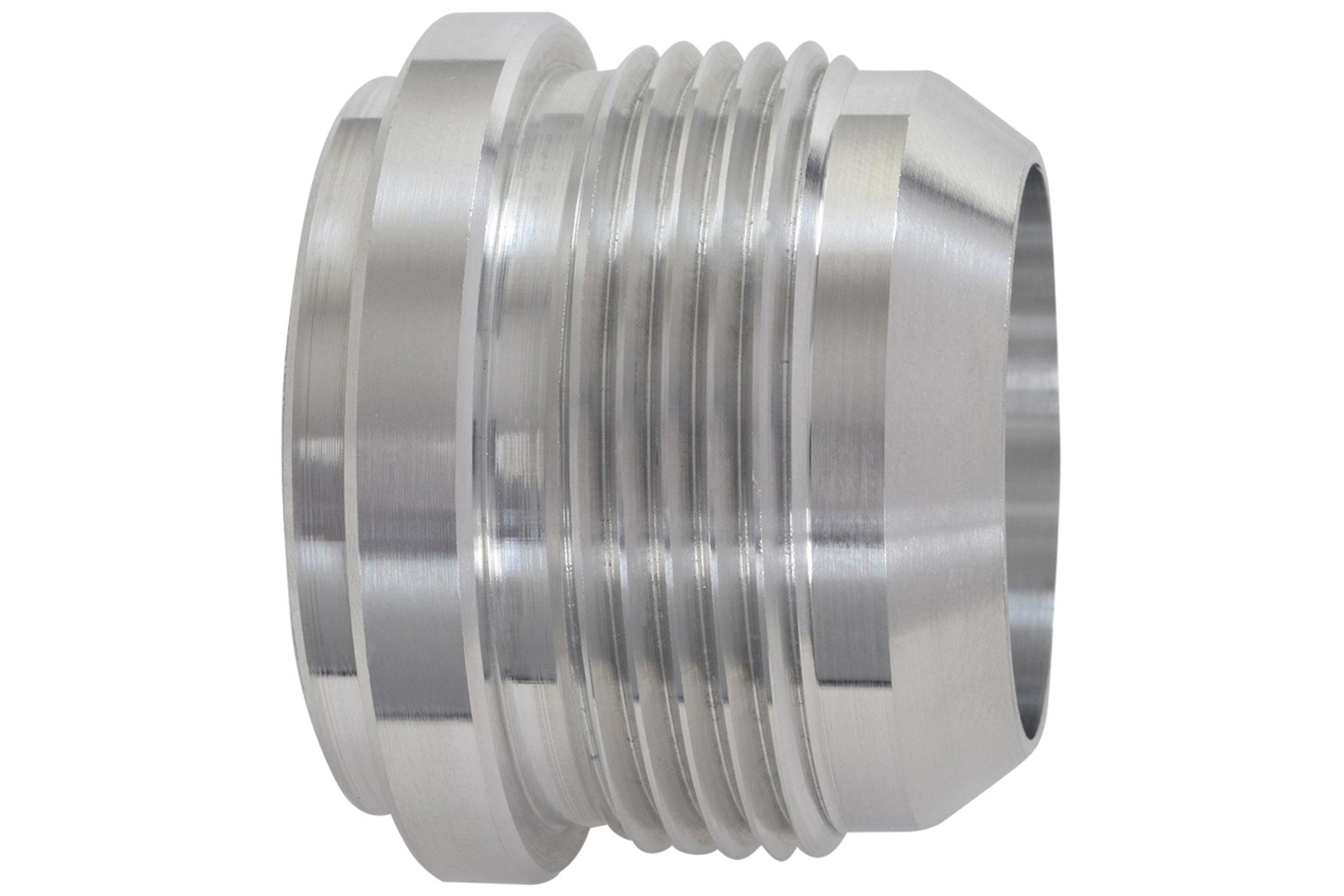 Aluminum - 20AN Weld On Bung Male Hose End Nipple Weldable 20 AN - ICT Billet AN970 - 20A