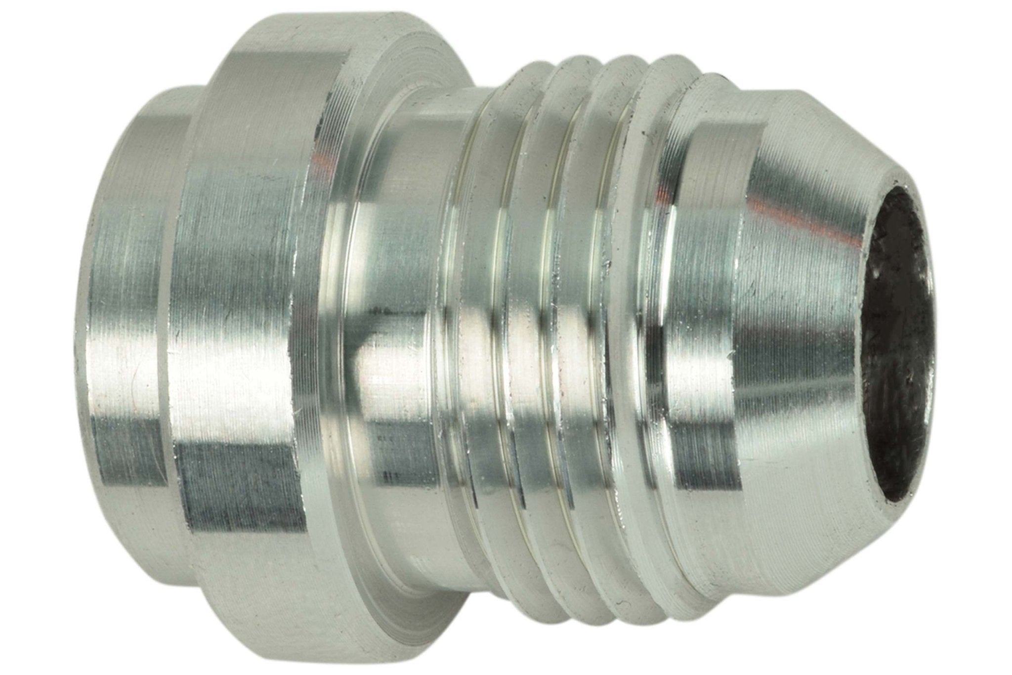 Aluminum - 8AN Weld On Bung Male Hose End Nipple Weldable 8 AN - ICT Billet AN970 - 08A