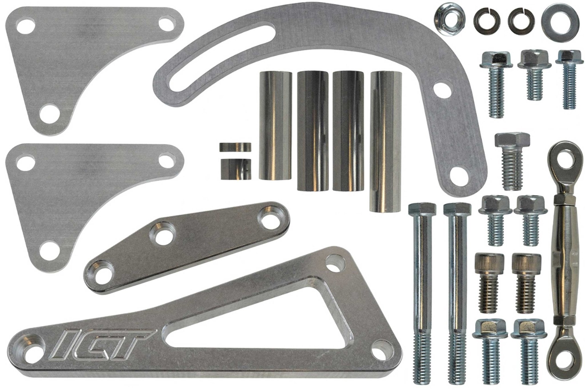 BBC Turnbuckle Alternator / Power Steering Pump Accessory Drive Bracket Kit - ICT Billet 551493