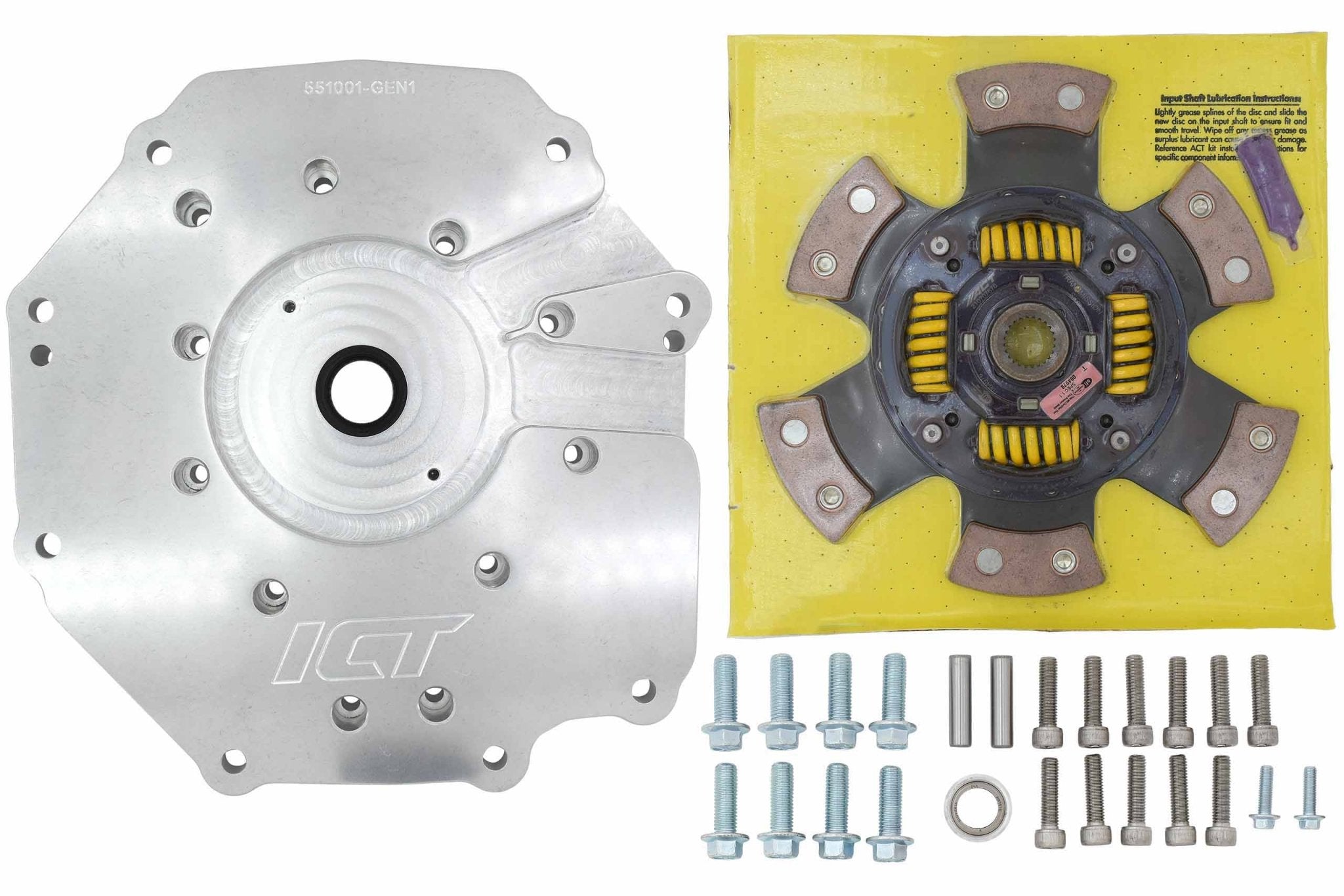 CD009 Gen 1 Transmission to LS Bellhousing Adapter Plate Kit - ICT Billet 551001 - GEN1