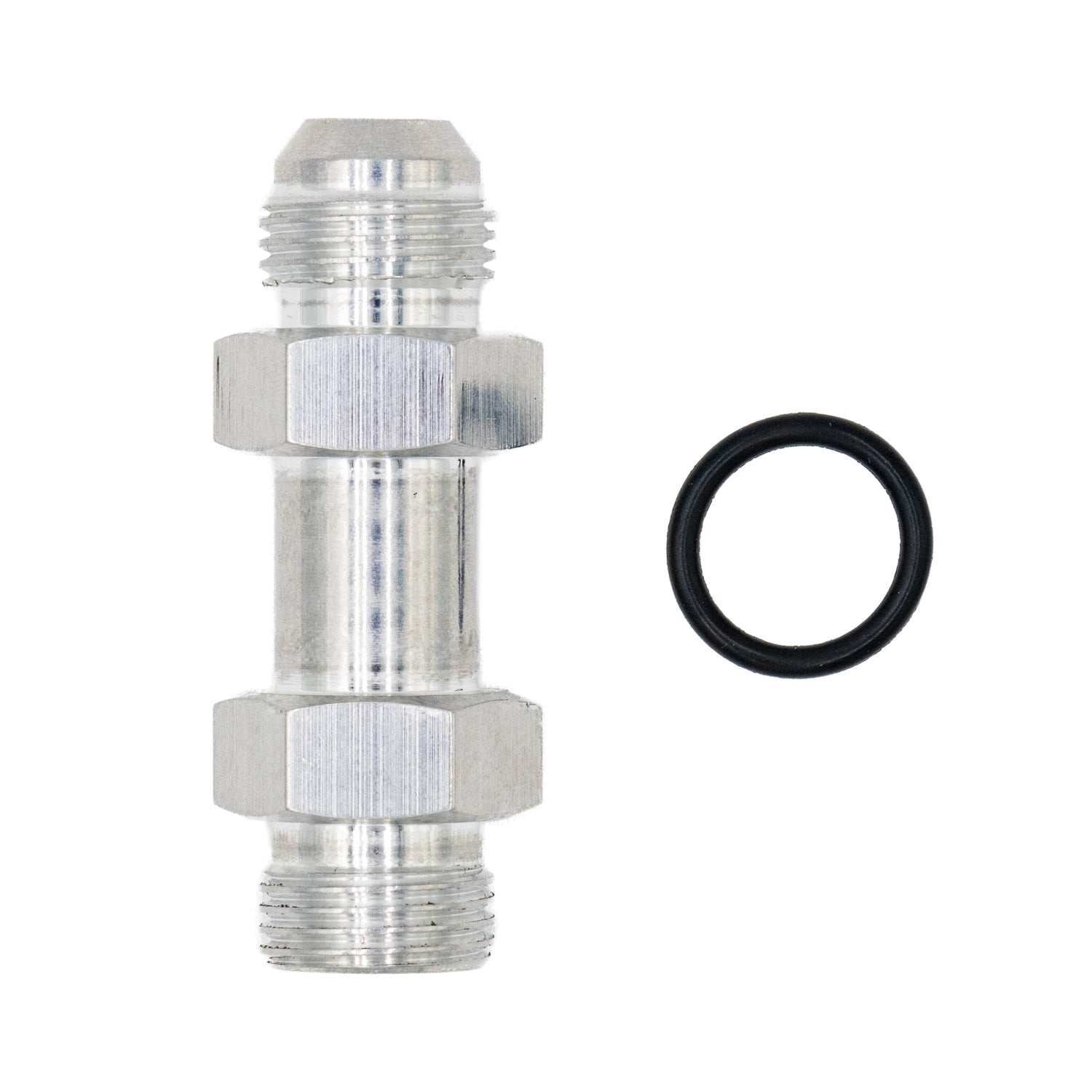 Extended length - 8AN flare to - 8AN Oring ORB Male Adapter Fitting - ICT Billet AN920 - 08 - 08XL