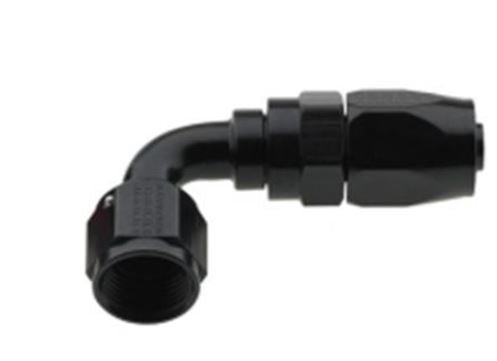 Fragola - 16AN 90 Degree, Braided Hose End - Black - ICT Billet FRA - 229016 - BL