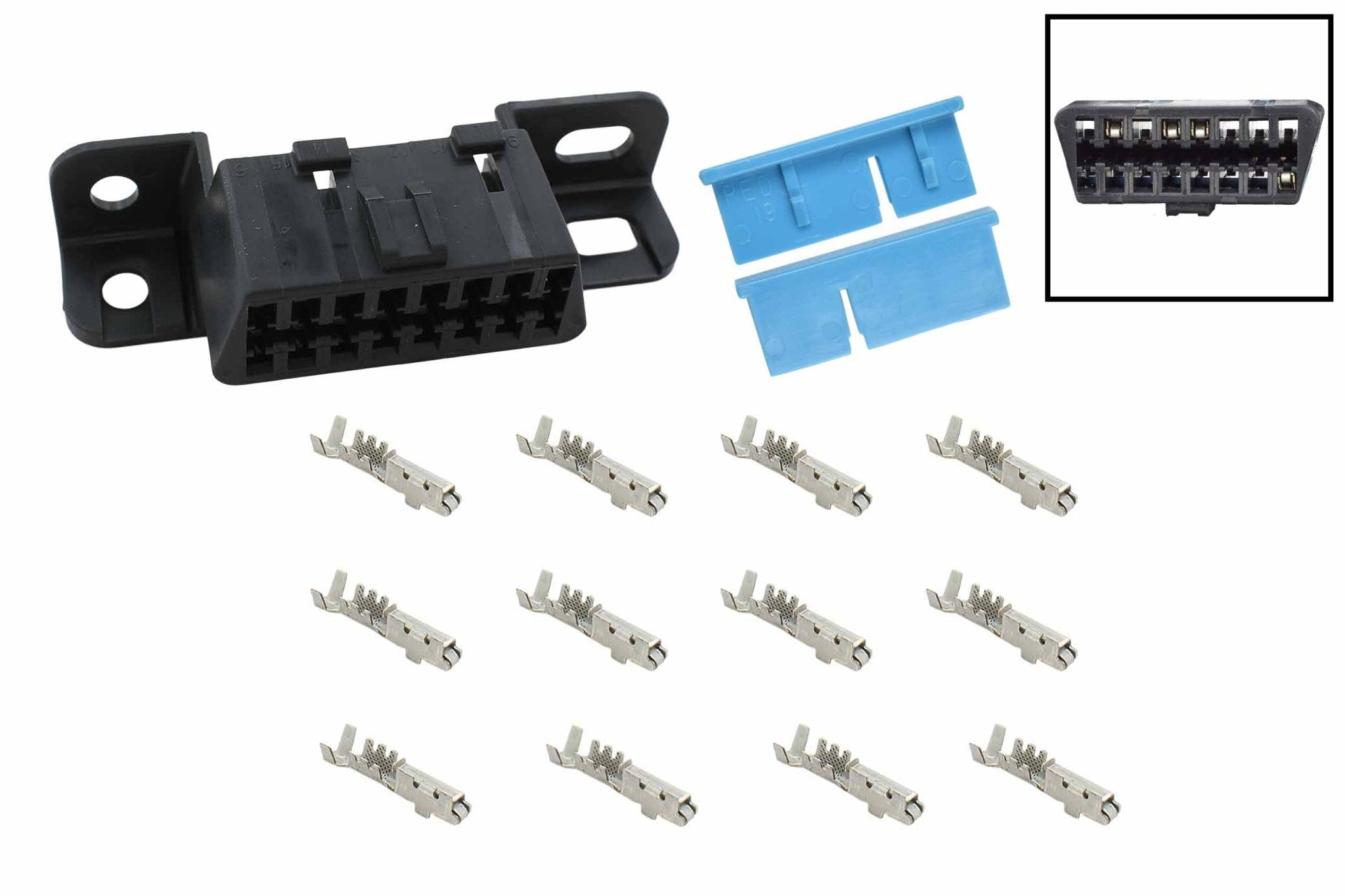 GM LS OBD2 Port Harness Connector Component Kit - ICT Billet WC0BD30