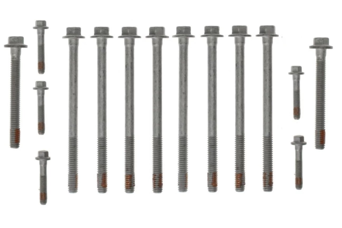 GS33380 1 Cylinder Head Set - LS Head Bolt Kit Short Long OEM Style 97 - 03 LS1 4.8L 5.3L 6.0L - ICT Billet 551854 - STOCK