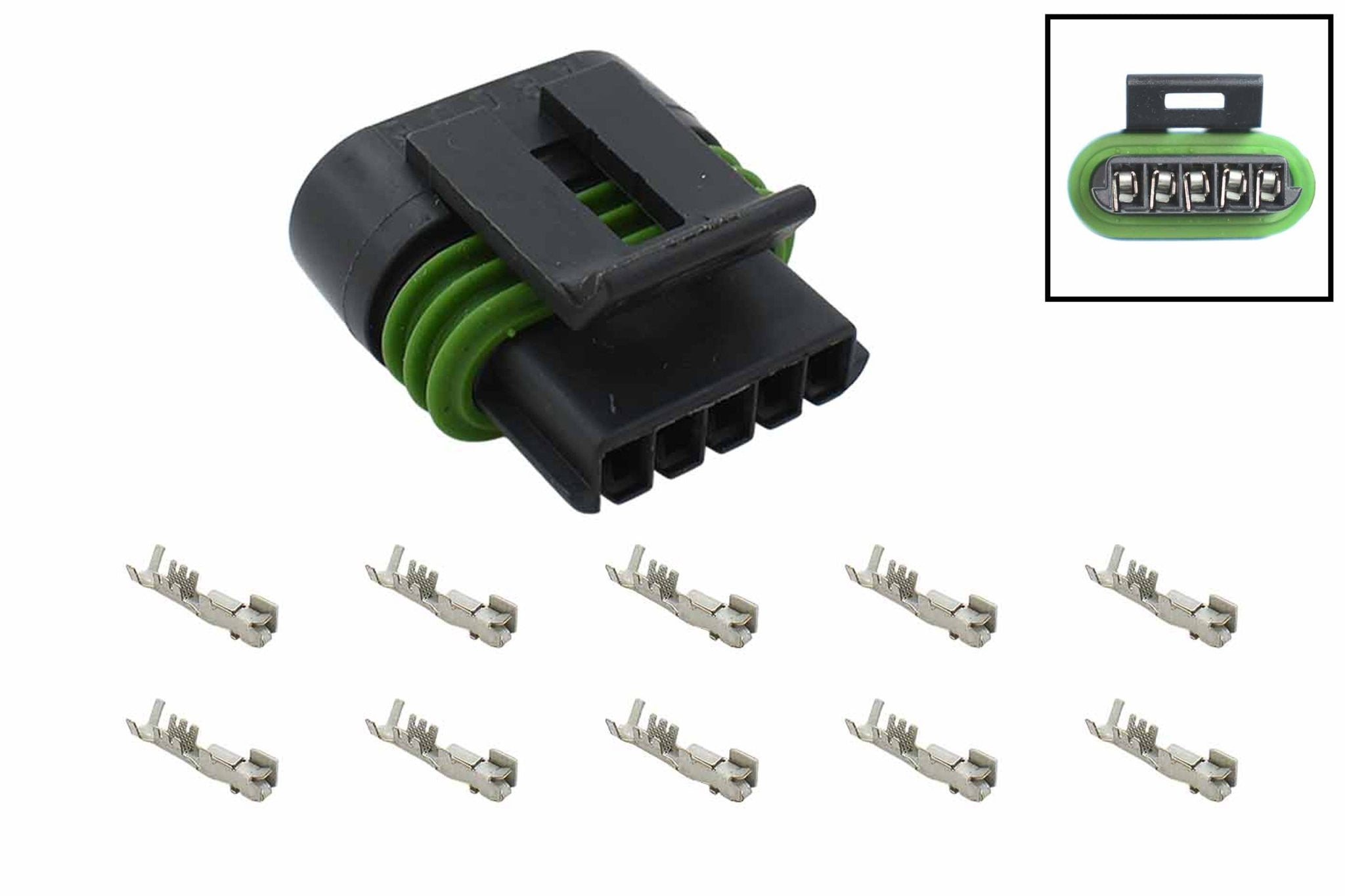 IGN - 1A Holley Smart Coil 5 - Wire Harness Connector Component Kit AMP EFI LS - ICT Billet WCCIL29