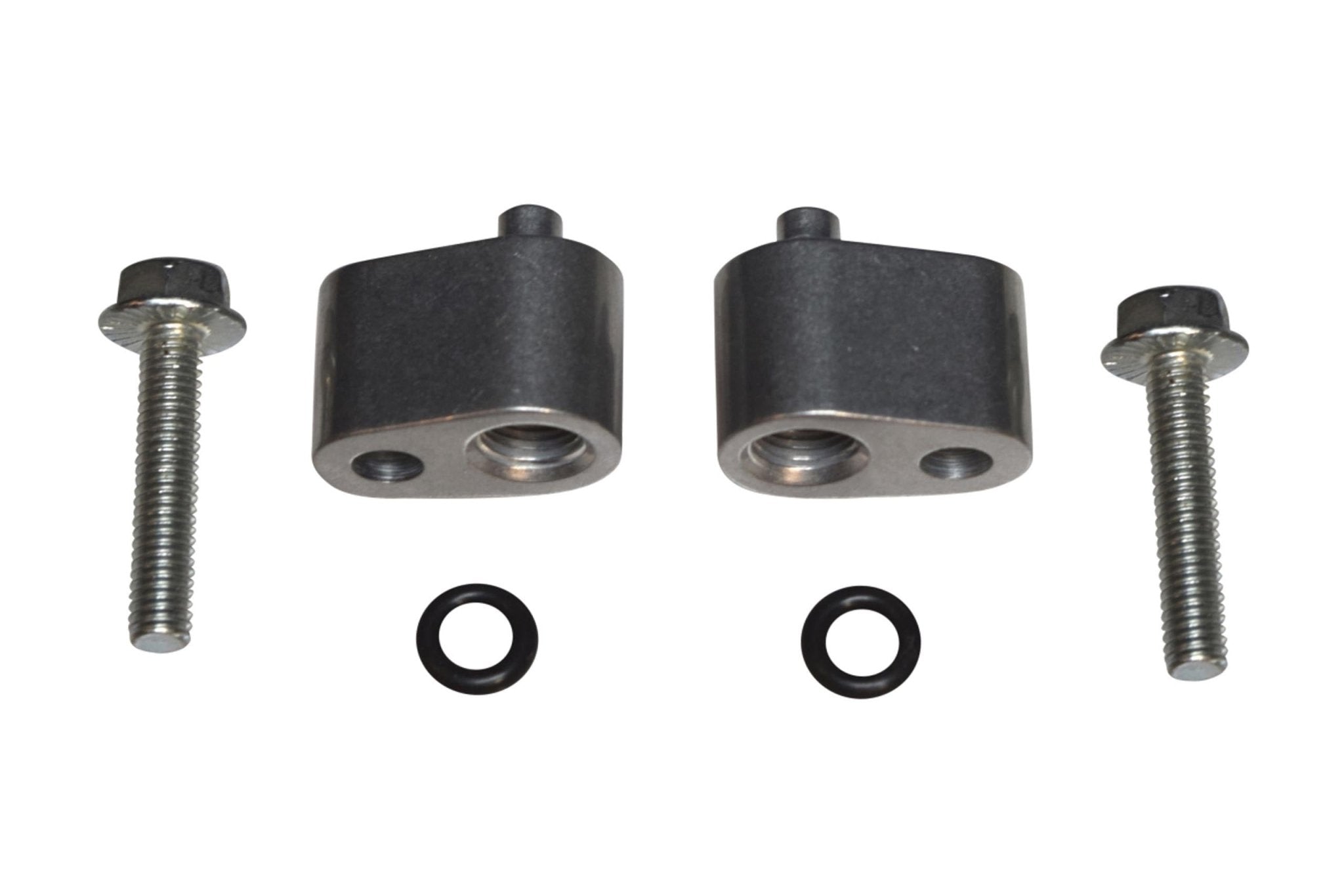 LS 1/8" Coolant / Steam Port - Top Exit Cylinder Head Crossover Tube Adapters LS1 - ICT Billet 551679