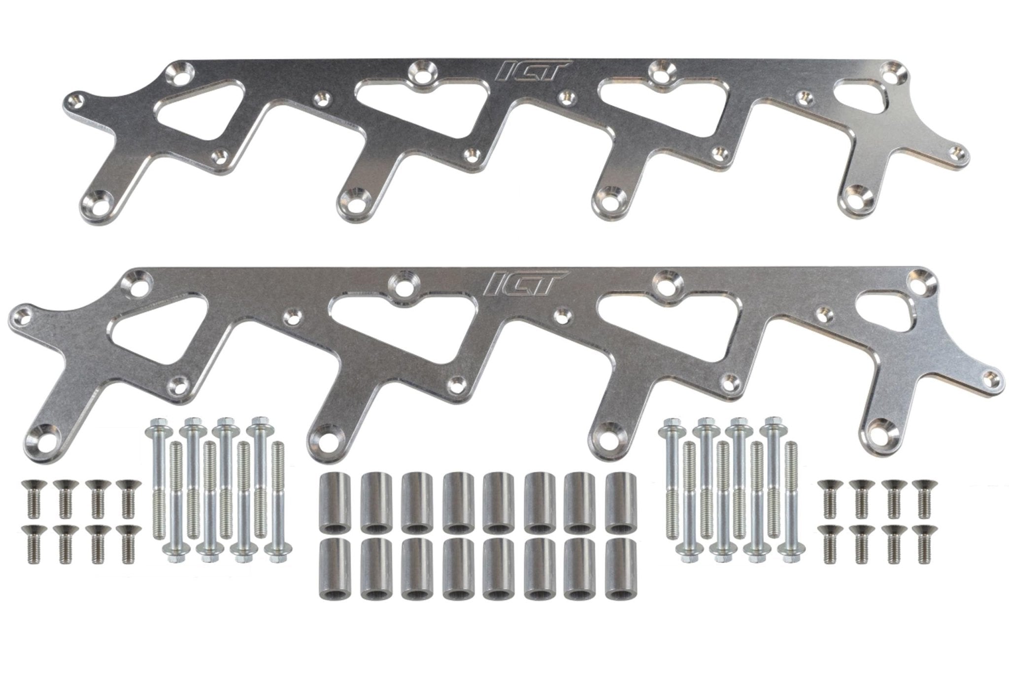 LS Billet Coil Brackets Compatible with Holley AMP EFI Smart Coil Pack for Holley Valve Covers - ICT Billet 551773