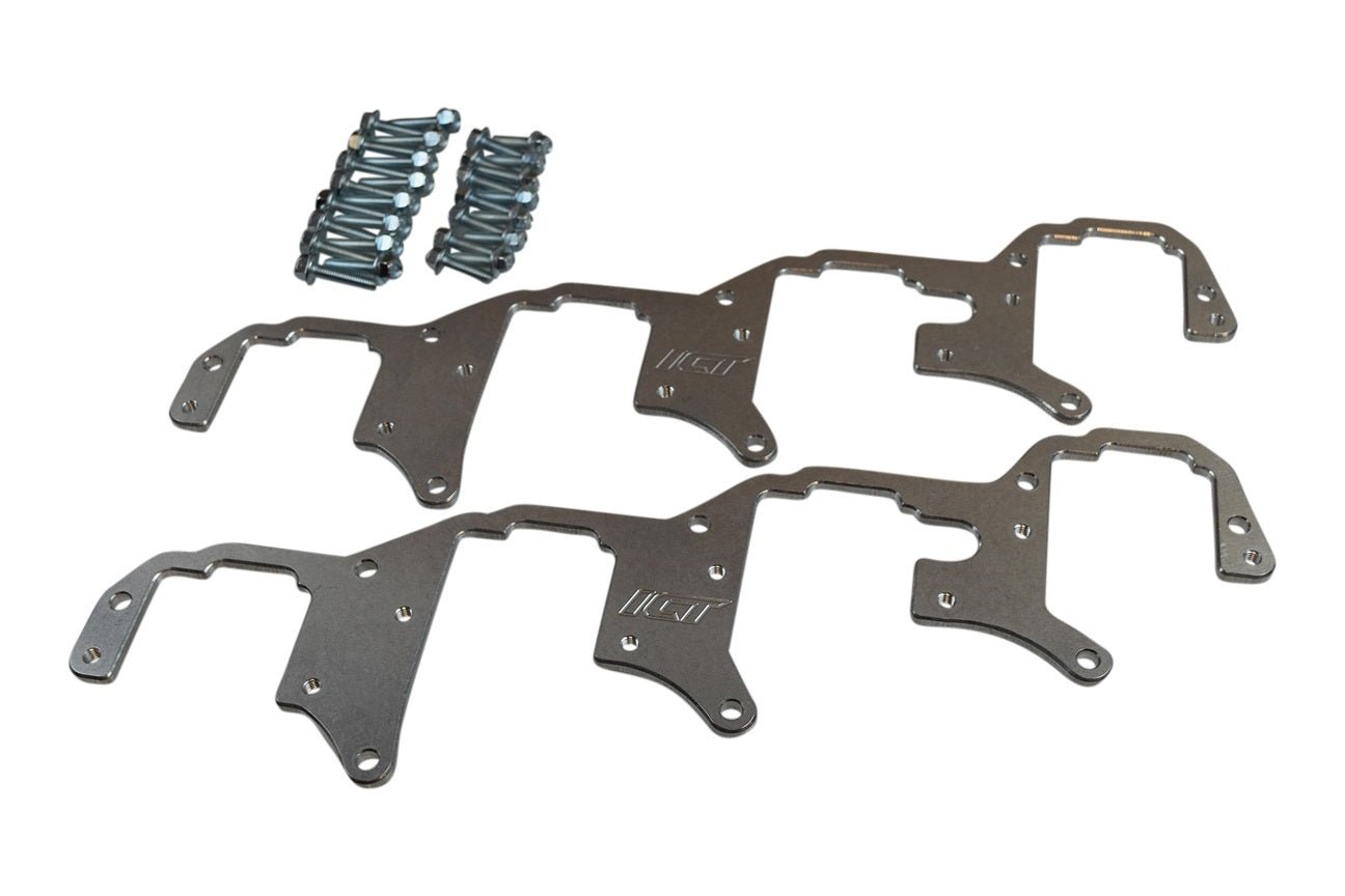 LS Billet Coil Brackets Compatible with Holley AMP EFI Smart Coil Pack (LSA LS9 Valve Cover ONLY) - ICT Billet 551920