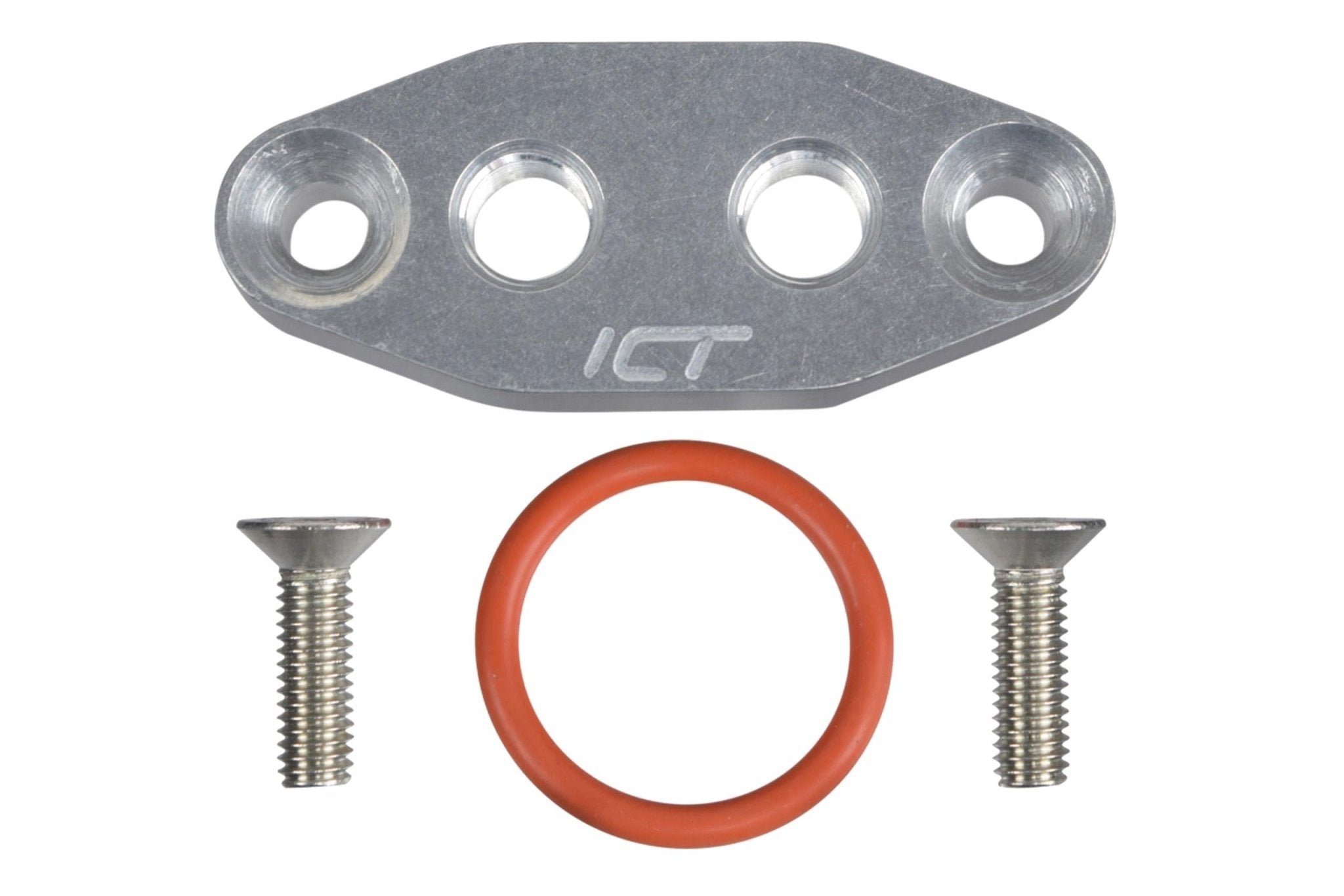 LS Dual 1/8"npt Oil Feed Plate LS1 - ICT Billet 551666