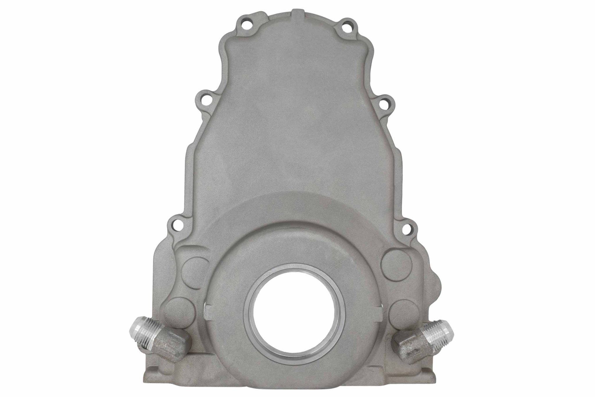 LS Gen 3 Turbo Oil Drain Return - Front Timing Chain Cover - 10AN - ICT Billet 551589