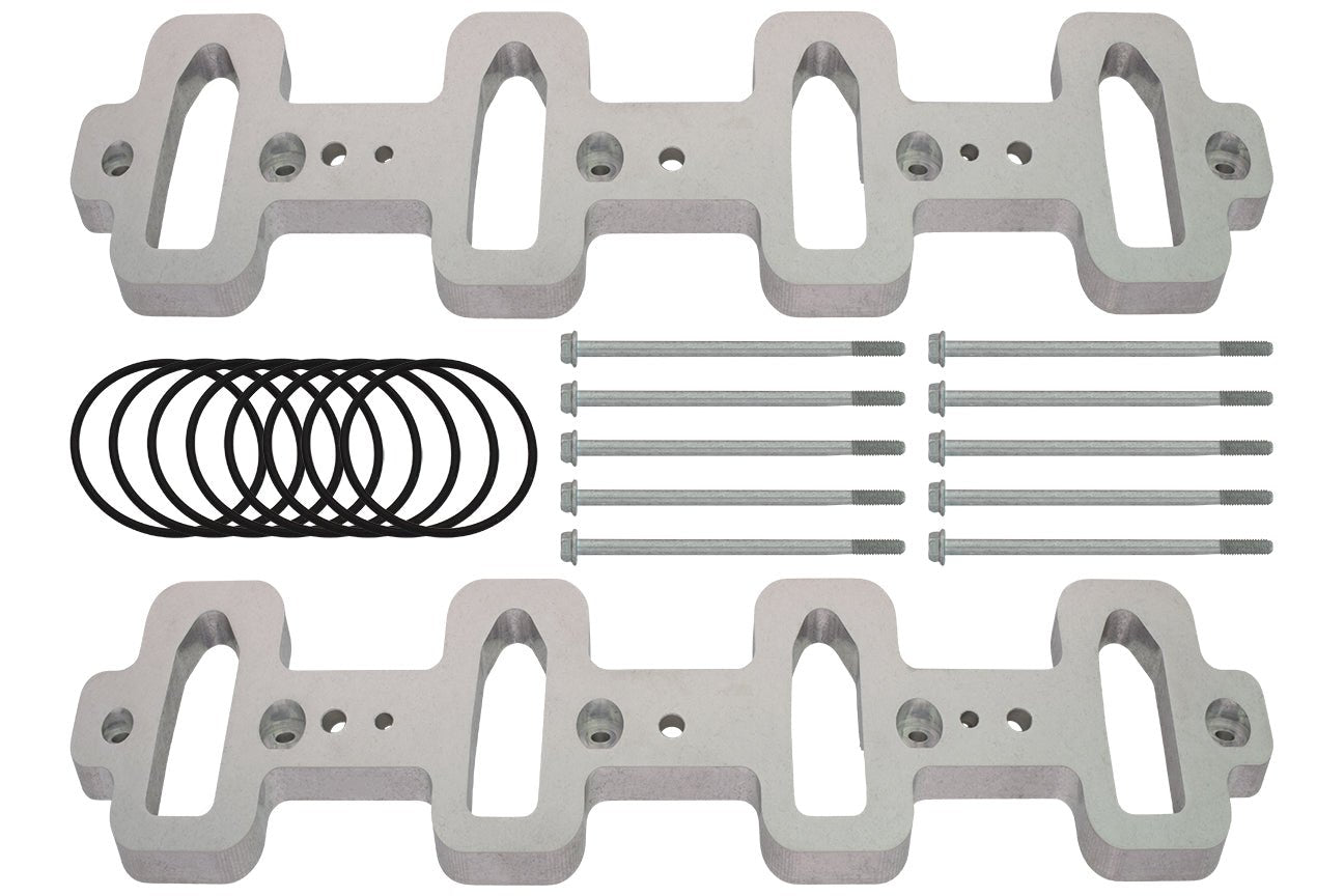 LS Intake Manifold Spacer for Cathedral Port Cylinder Head LS1 LS2 LQ9 L33 LQ4 - ICT Billet 551959