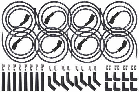 LS LT Swap Universal Spark Plug Wire Set Remote Coil Spiral Core Straight 90 135