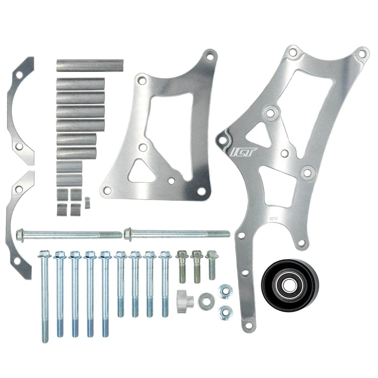 LS Swap 96 - 98 Vortec Truck HT6 A/C Compressor Power Steering Bracket LS1 LS3 LSX - ICT Billet 551127 - 3