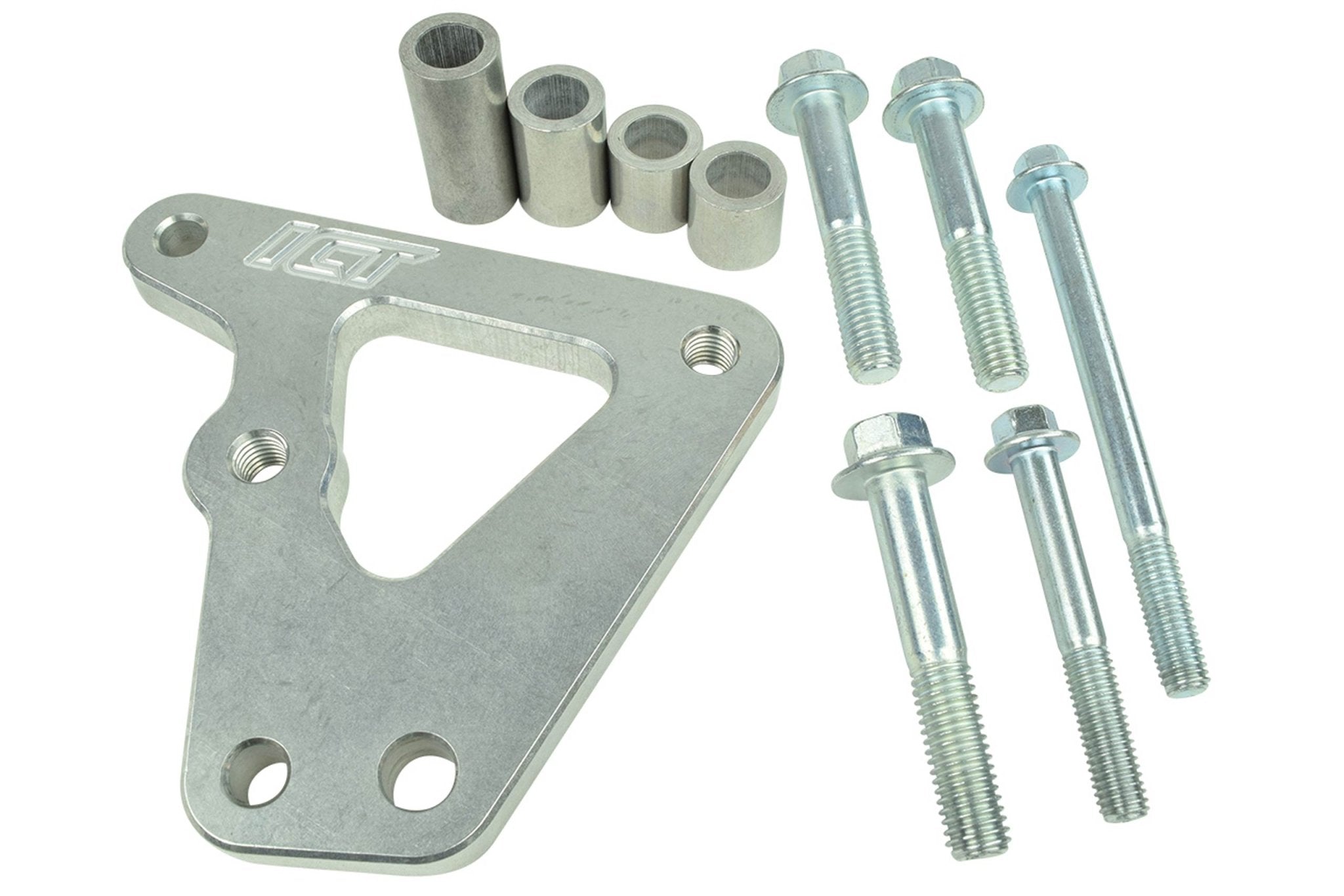 LS Truck - Belt Tensioner Relocation Bracket Kit w/ Pulley - ICT Billet 551527X - 3