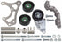 LS Truck - Belt Tensioner Relocation Bracket Kit w/ Pulley - ICT Billet 551527 - LS01 - 3