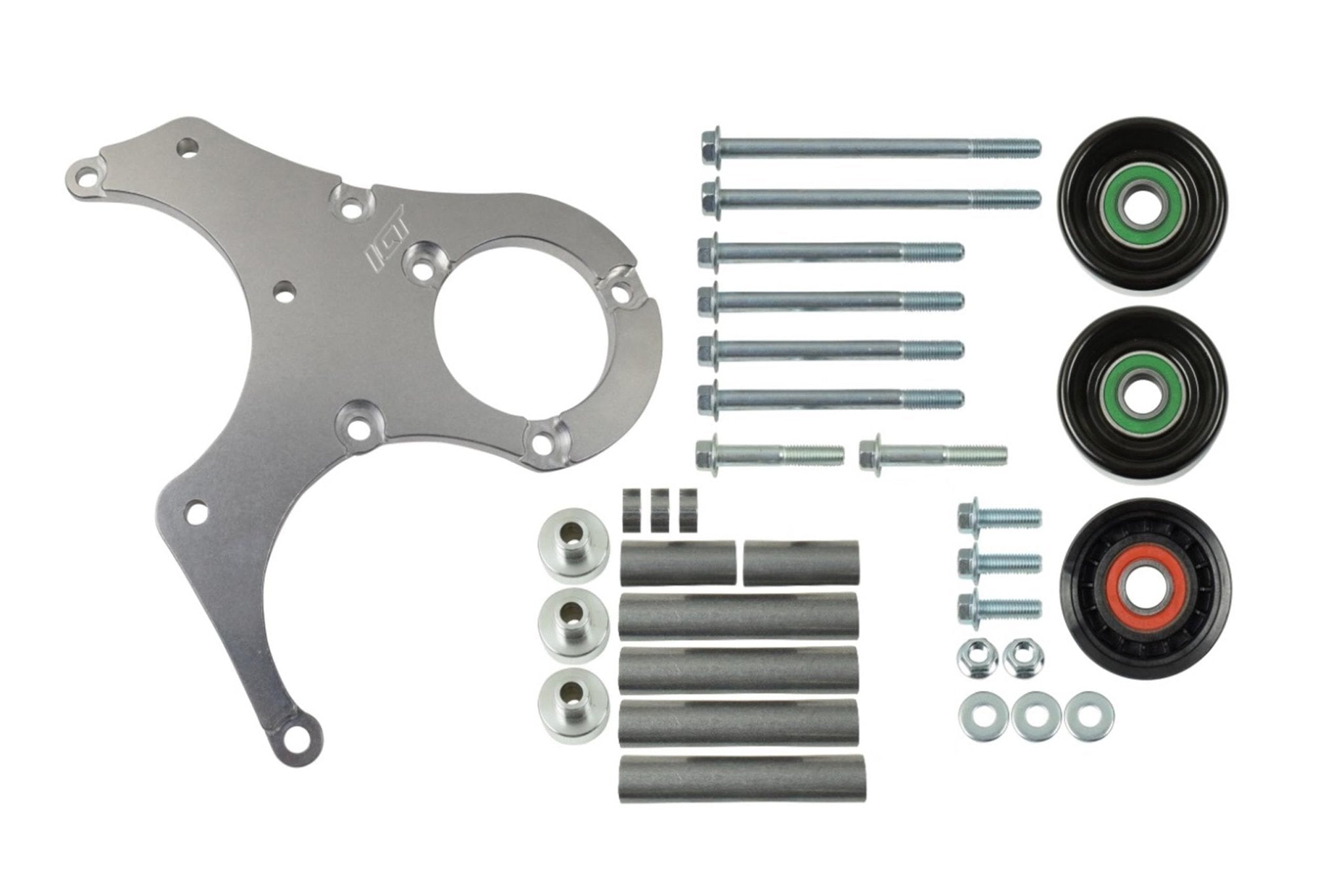 LS Truck OEM Fox Body Power Steering Alternator Bracket Kit Mustang LS Swap - ICT Billet 551791 - 3