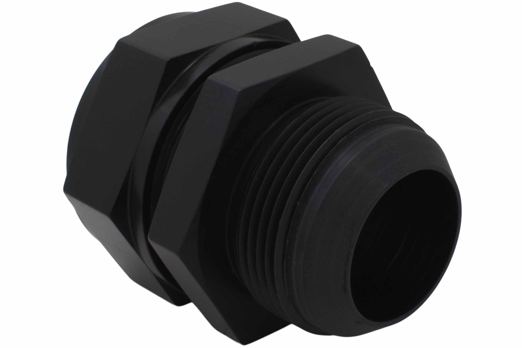 LS Water Pump 1 - 1/4" (1.250") Hose Barb Outlet to - 20AN Adapter Fitting - ICT Billet F20AN1250CP